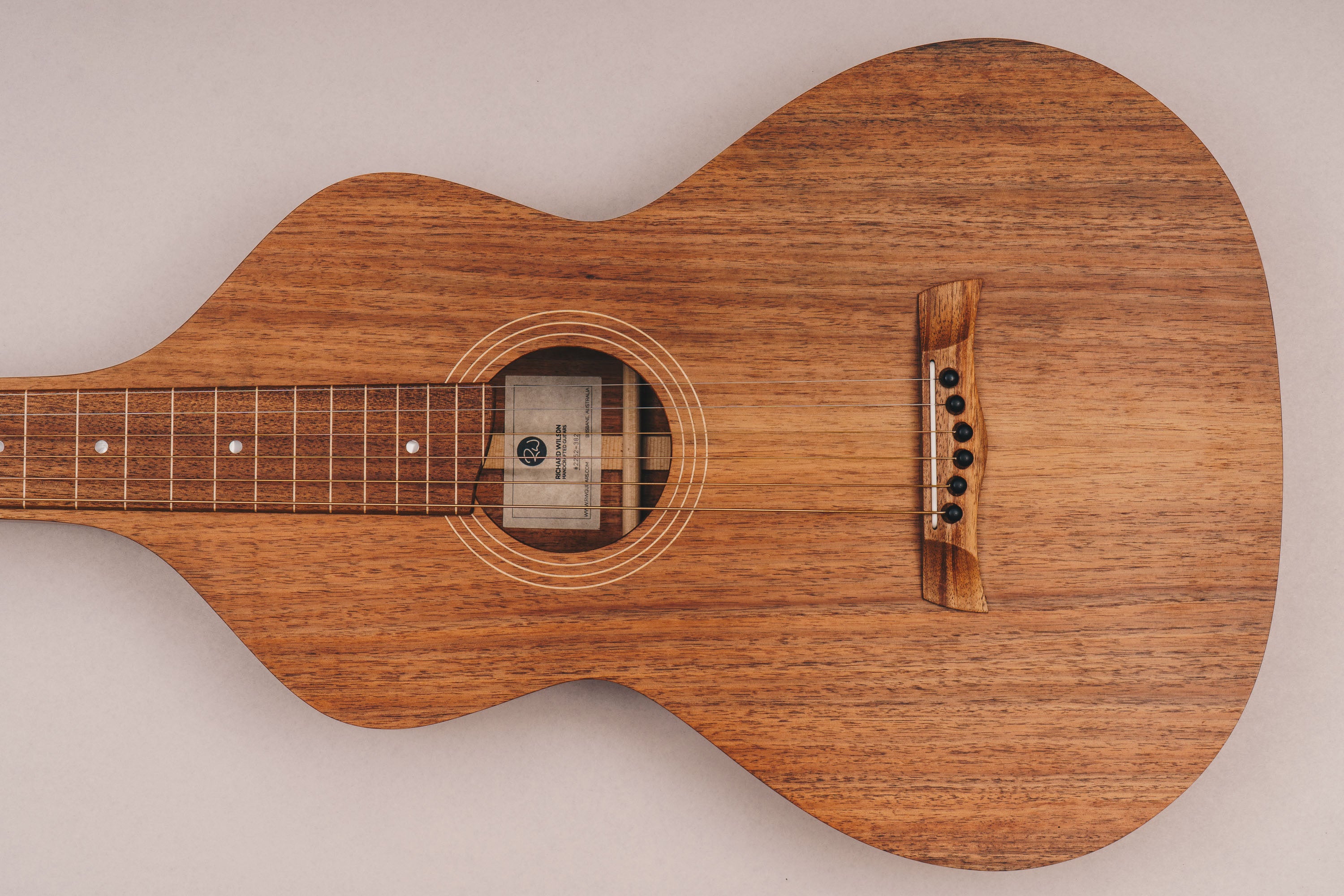 Style 1 Weissenborn Guitar Weissenborn Acoustic Lap Steel Slide Guitar by master luthier Richard Wilson. Handcrafted in Australia. Serial no. RW2252-382.