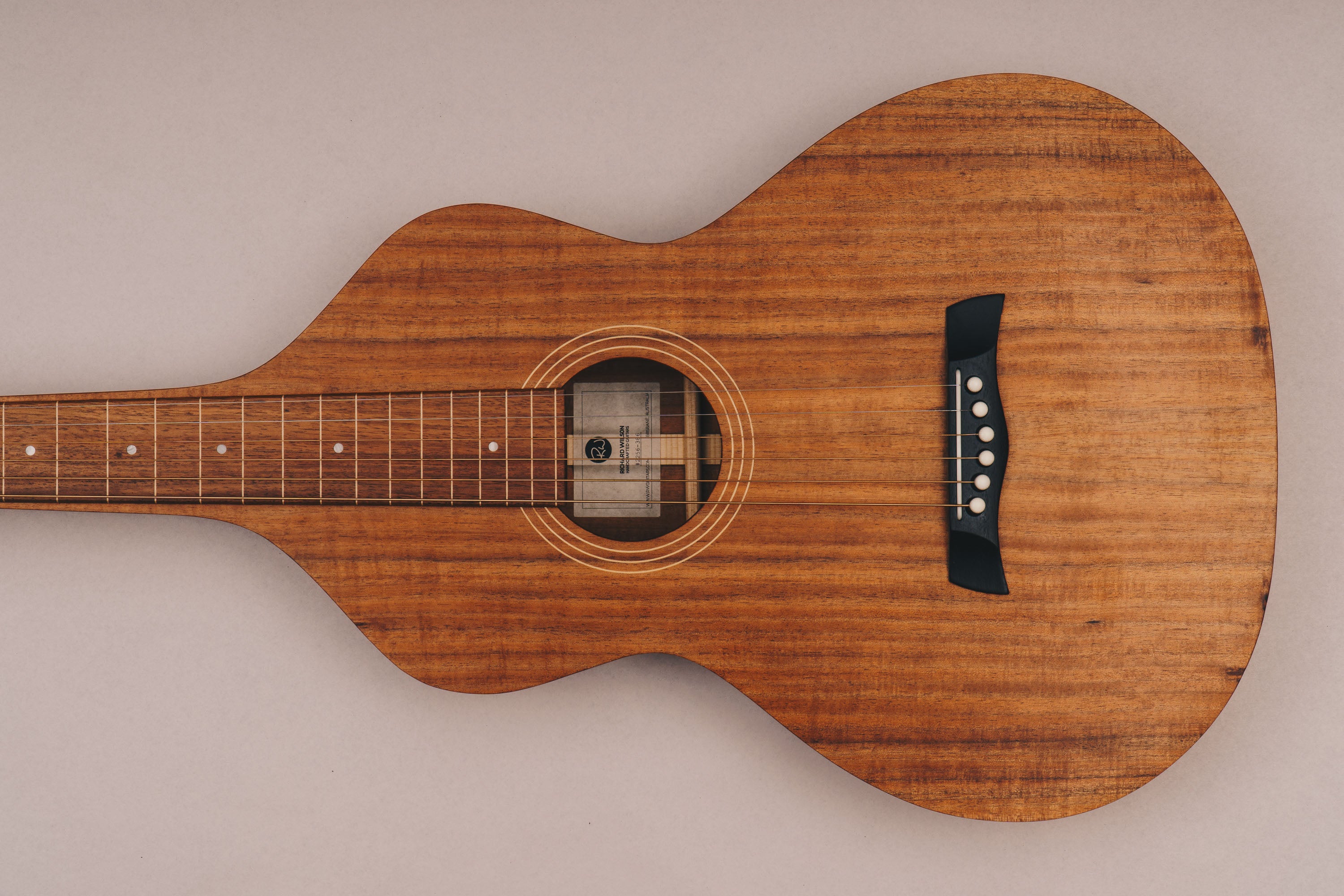 Style 1 Weissenborn Guitar Weissenborn Acoustic Lap Steel Slide Guitar by master luthier Richard Wilson. Handcrafted in Australia. Serial no. RW2256-386.