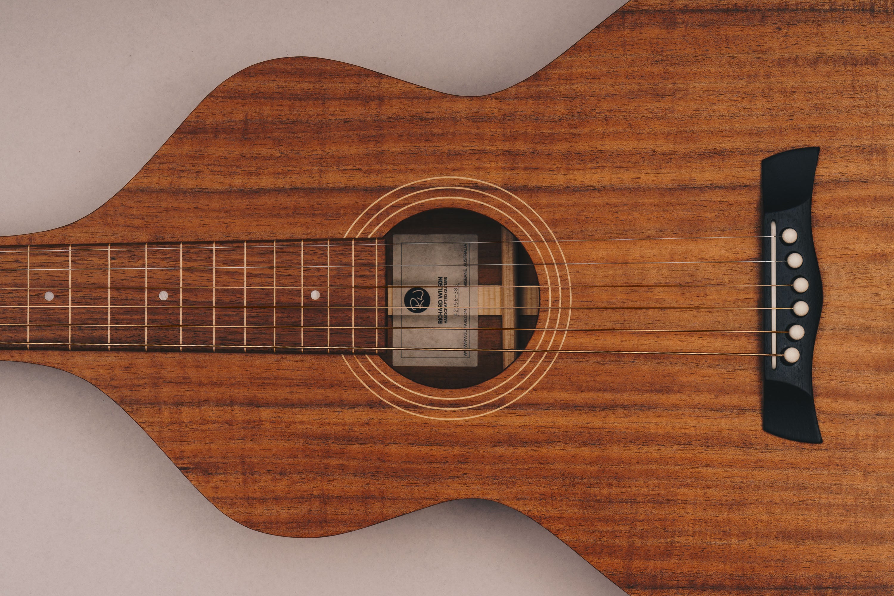 Style 1 Weissenborn Guitar Weissenborn Acoustic Lap Steel Slide Guitar by master luthier Richard Wilson. Handcrafted in Australia. Serial no. RW2256-386.