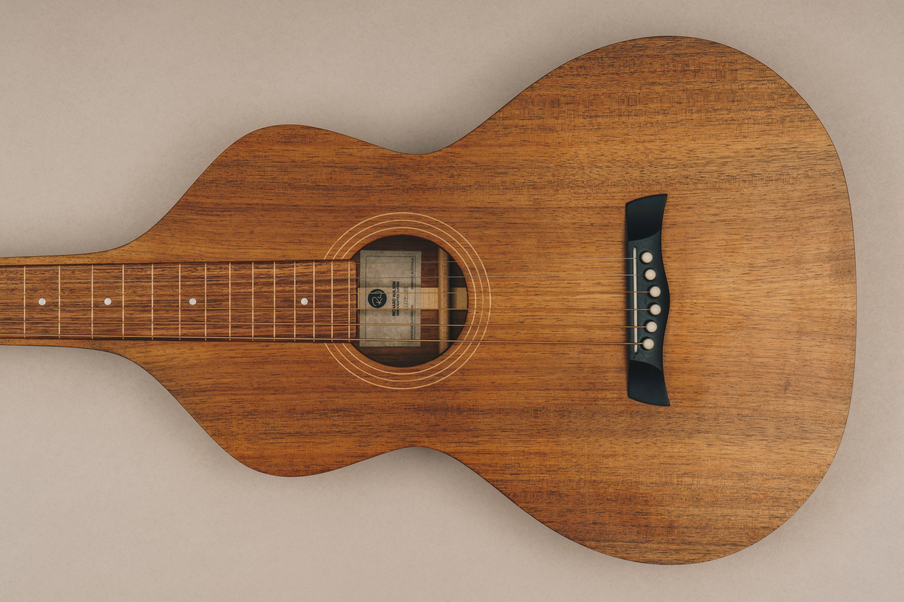 Style 1 Weissenborn Guitar Weissenborn Acoustic Lap Steel Slide Guitar by master luthier Richard Wilson. Handcrafted in Australia. Serial no. RW2259-389.