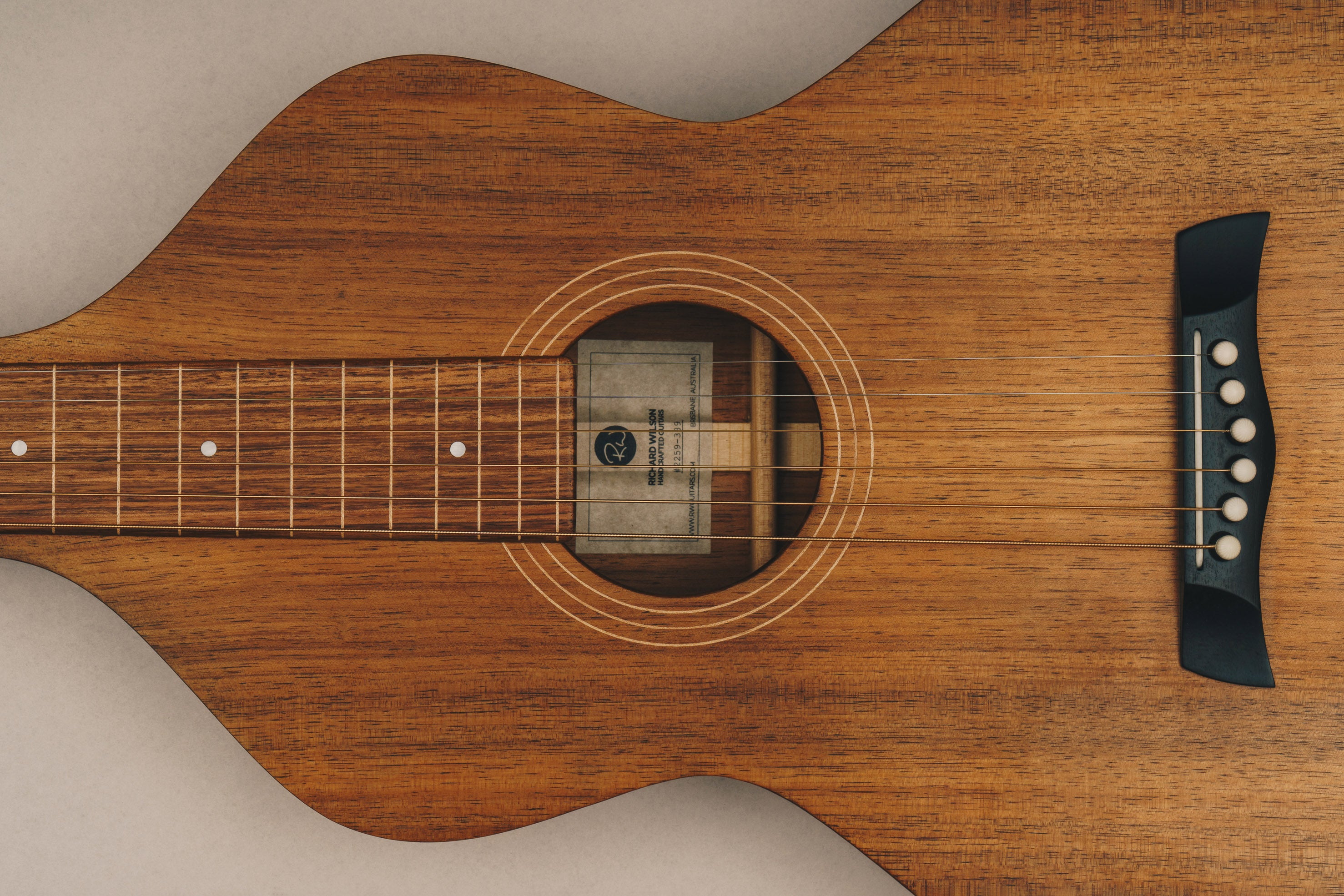 Style 1 Weissenborn Guitar Weissenborn Acoustic Lap Steel Slide Guitar by master luthier Richard Wilson. Handcrafted in Australia. Serial no. RW2259-389.