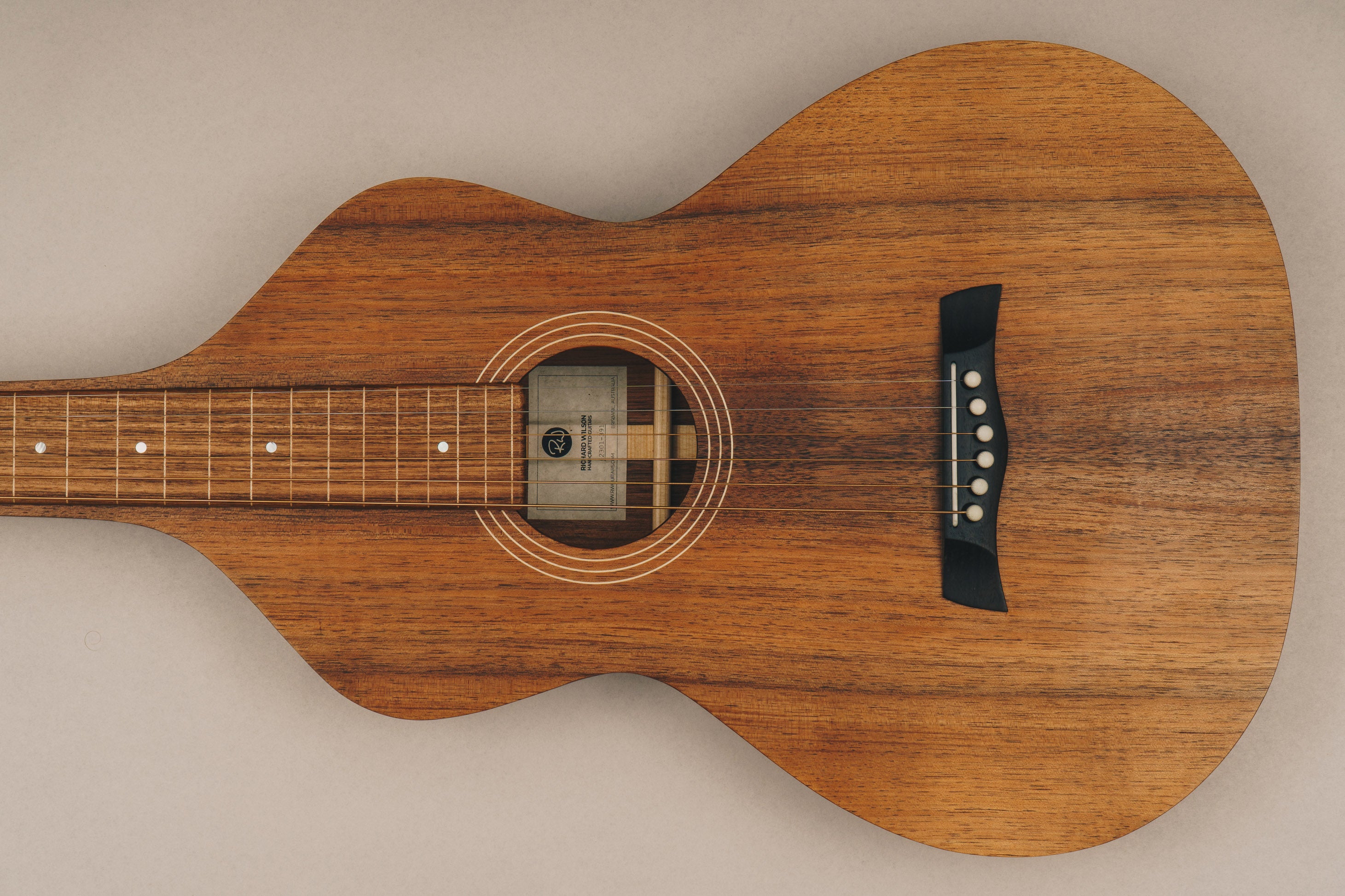Style 1 Weissenborn Guitar Weissenborn Acoustic Lap Steel Slide Guitar by master luthier Richard Wilson. Handcrafted in Australia. Serial no. RW2301-391.