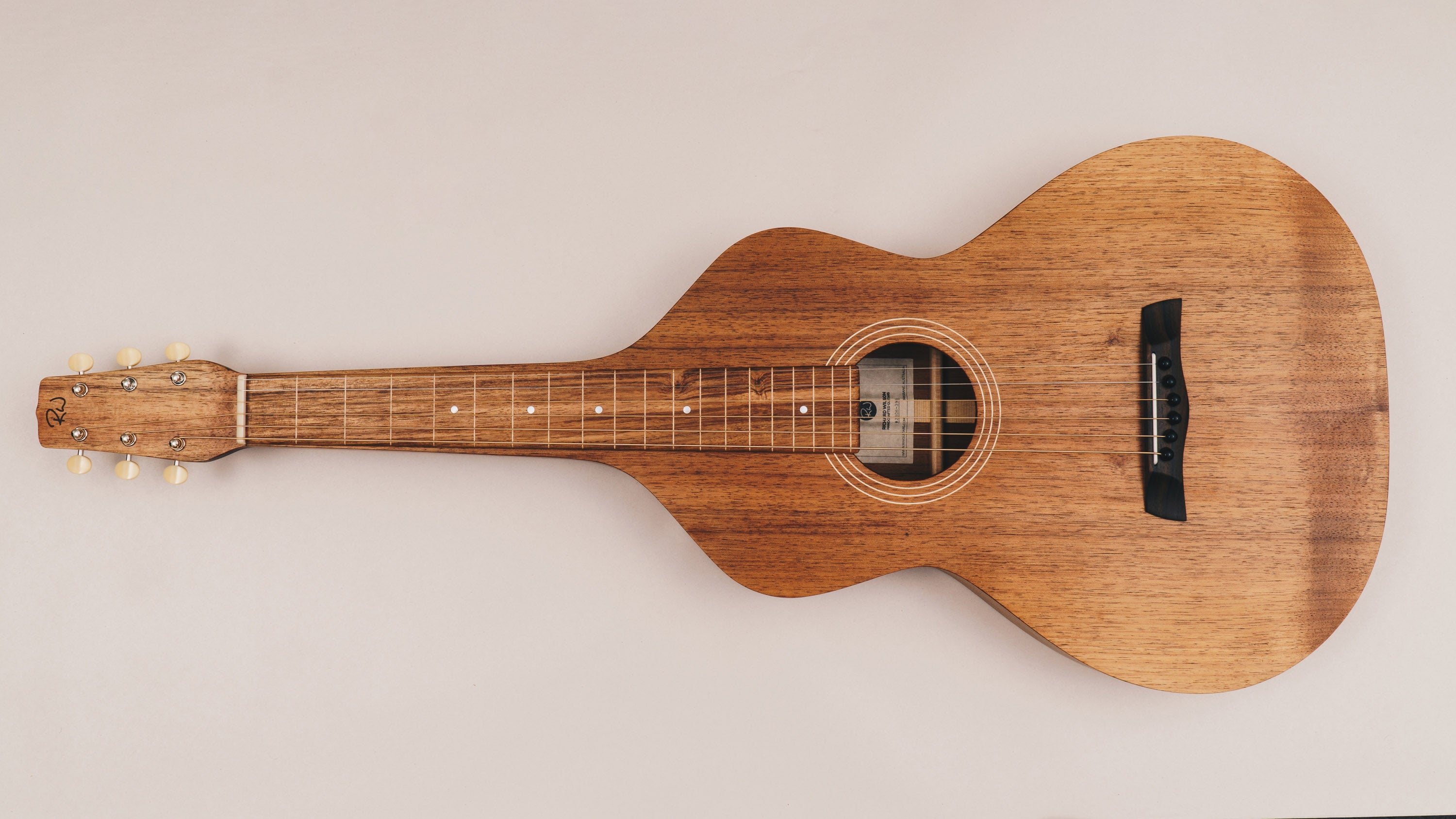 Style 1 Weissenborn Guitar Weissenborn Acoustic Lap Steel Slide Guitar by master luthier Richard Wilson. Handcrafted in Australia. Serial no. RW2308-396.