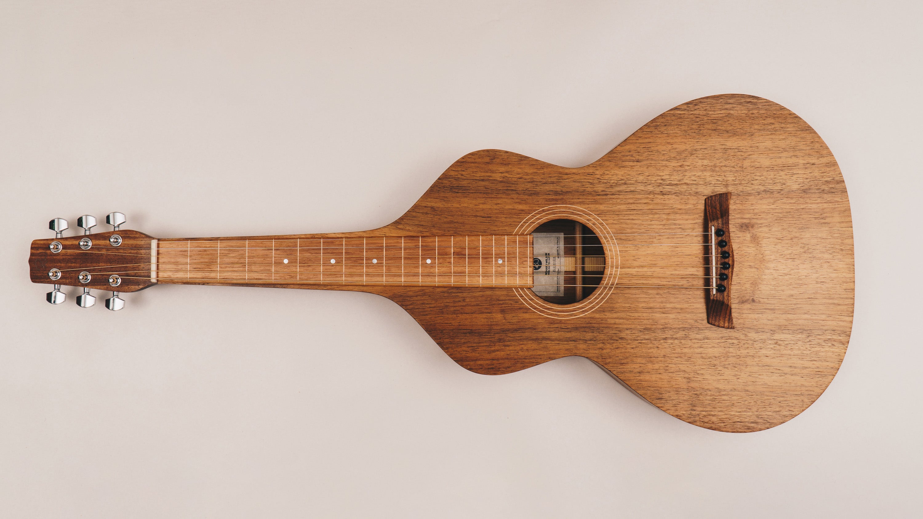 Style 1 Weissenborn Guitar Weissenborn Acoustic Lap Steel Slide Guitar by master luthier Richard Wilson. Handcrafted in Australia. Serial no. RW2314-404.