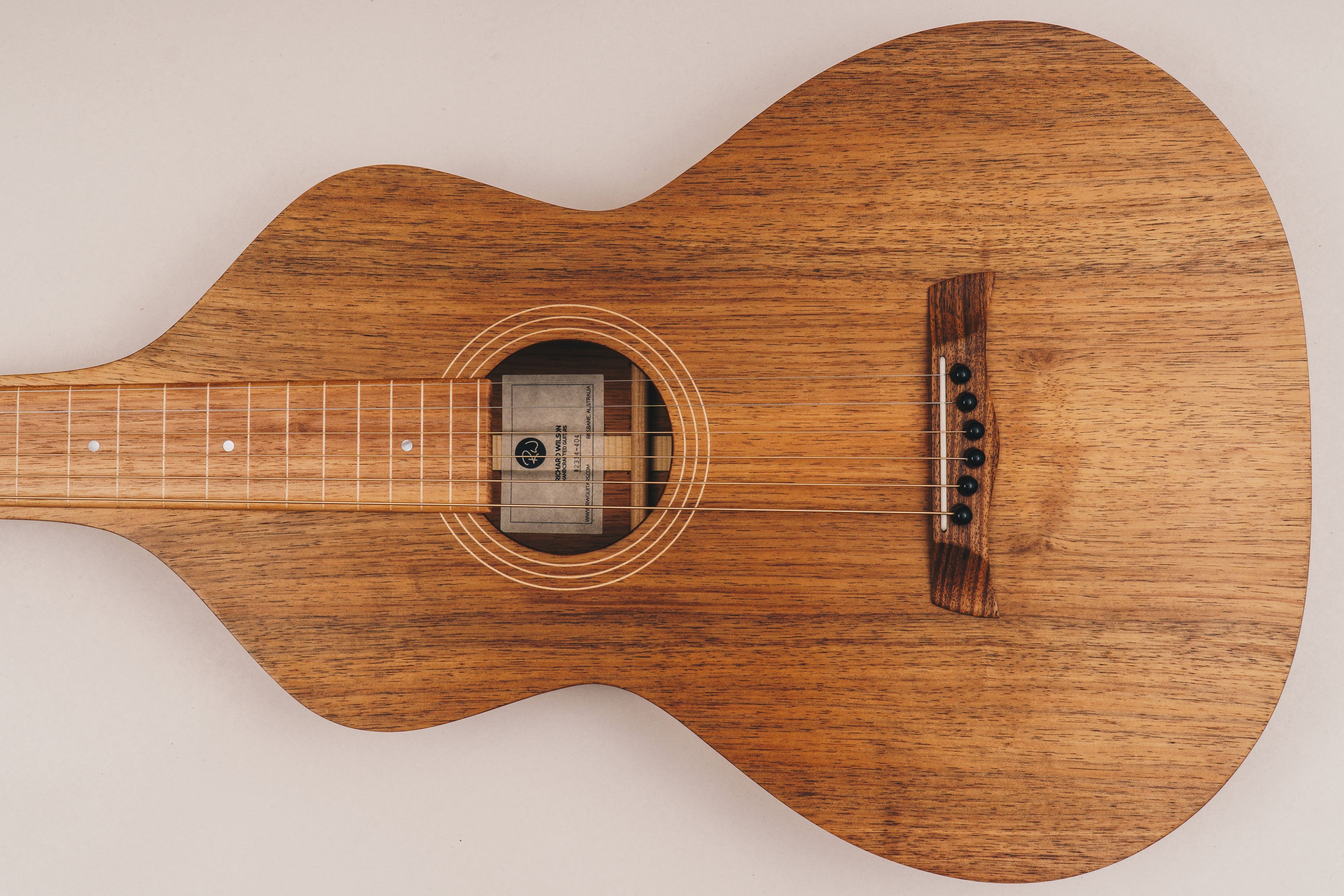 Style 1 Weissenborn Guitar Weissenborn Acoustic Lap Steel Slide Guitar by master luthier Richard Wilson. Handcrafted in Australia. Serial no. RW2314-404.