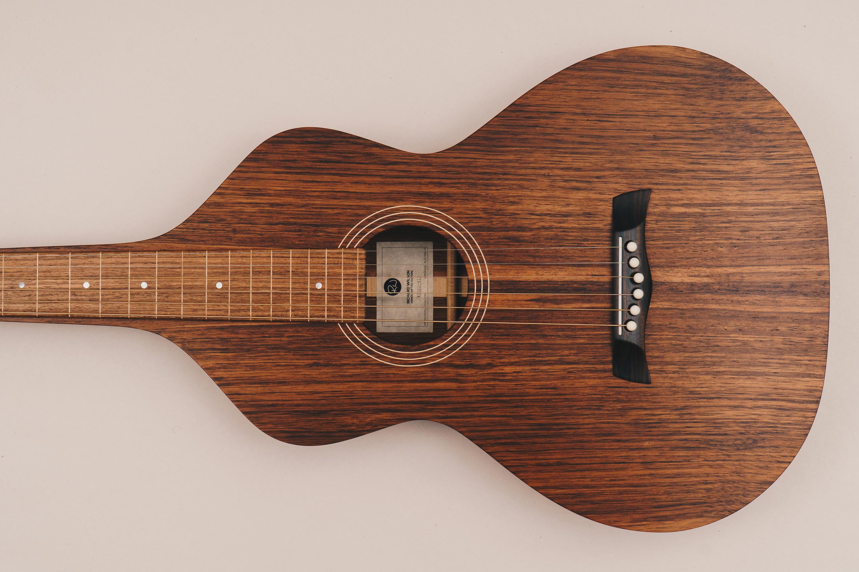Style 1 Weissenborn Guitar Weissenborn Acoustic Lap Steel Slide Guitar by master luthier Richard Wilson. Handcrafted in Australia. Serial no. RW2322-412.