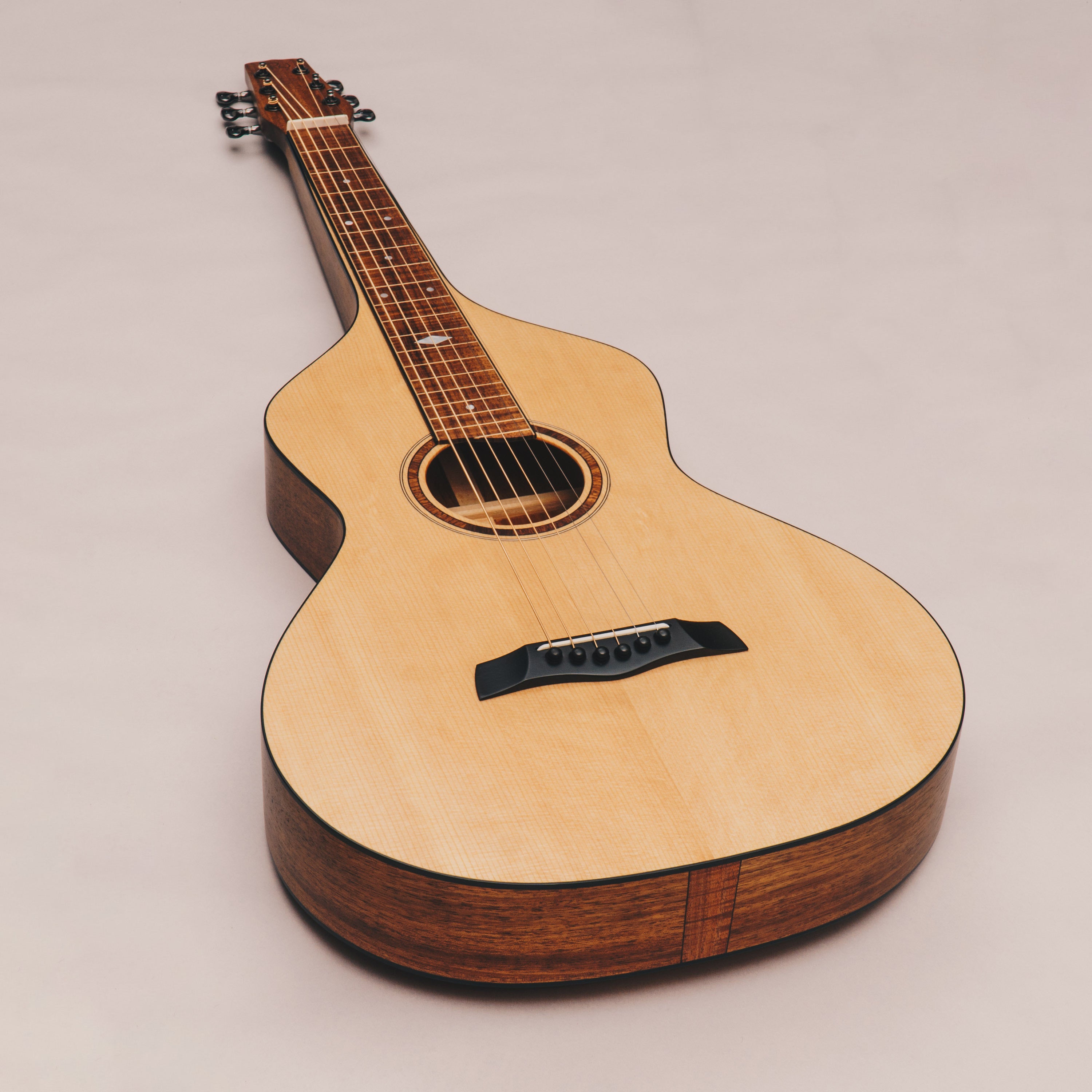Style 2 Weissenborn Guitar - Sitka Spruce & Tasmanian Blackwood Weissenborn Acoustic Lap Steel Slide Guitar by master luthier Richard Wilson. Handcrafted in Australia. Serial no. RW2228-358.