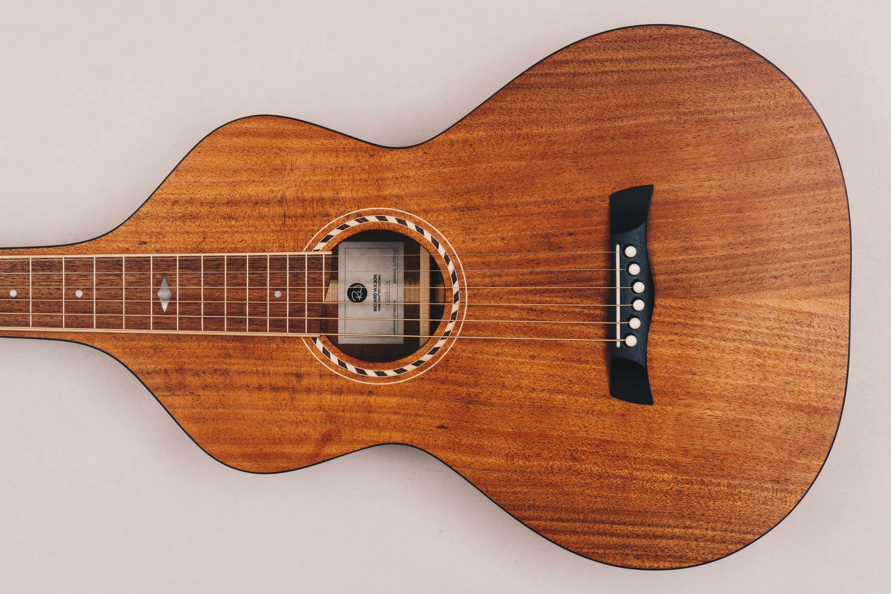 Style 2 Weissenborn Guitar Weissenborn Acoustic Lap Steel Slide Guitar by master luthier Richard Wilson. Handcrafted in Australia. Serial no. RW2025-274.