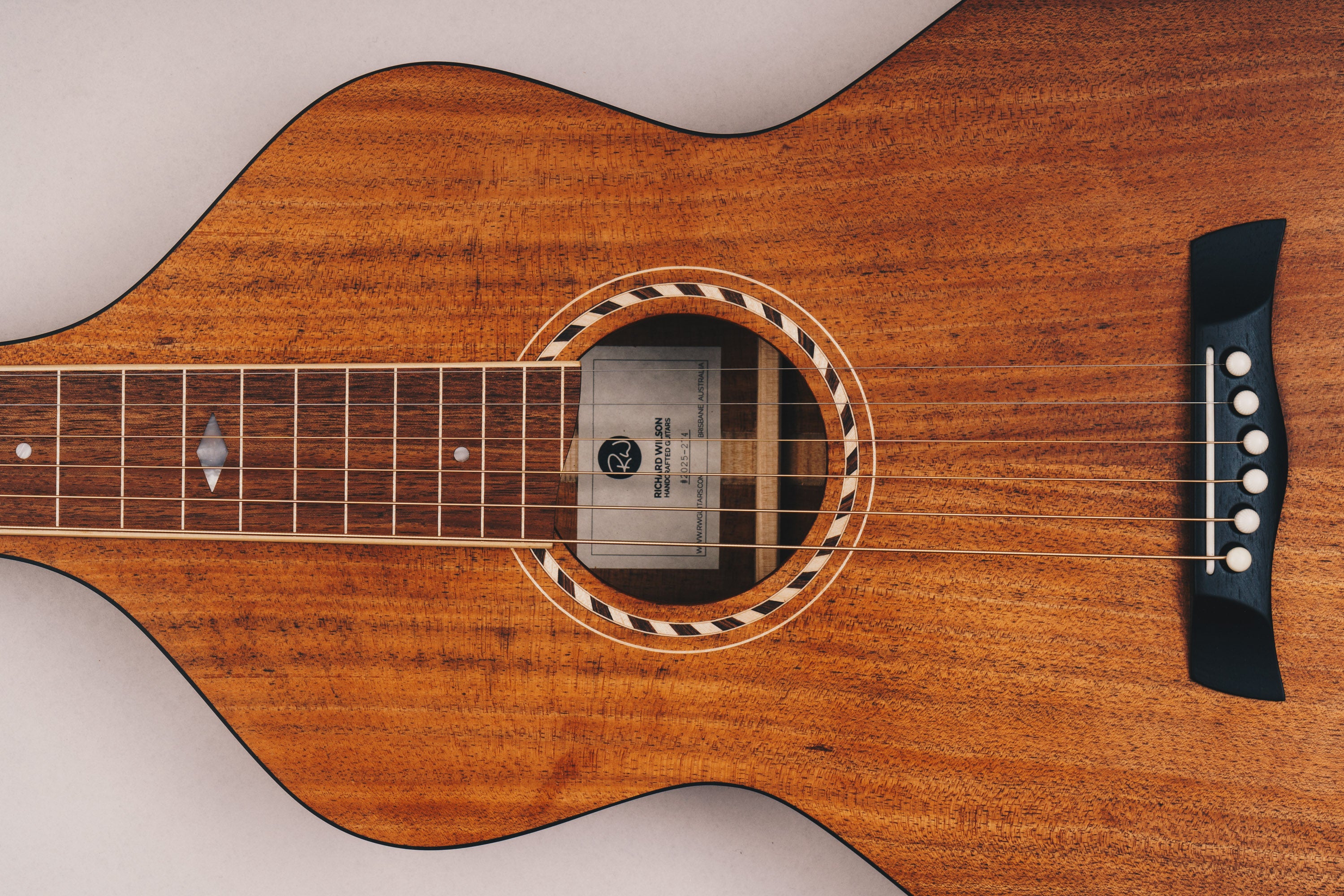 Style 2 Weissenborn Guitar Weissenborn Acoustic Lap Steel Slide Guitar by master luthier Richard Wilson. Handcrafted in Australia. Serial no. RW2025-274.