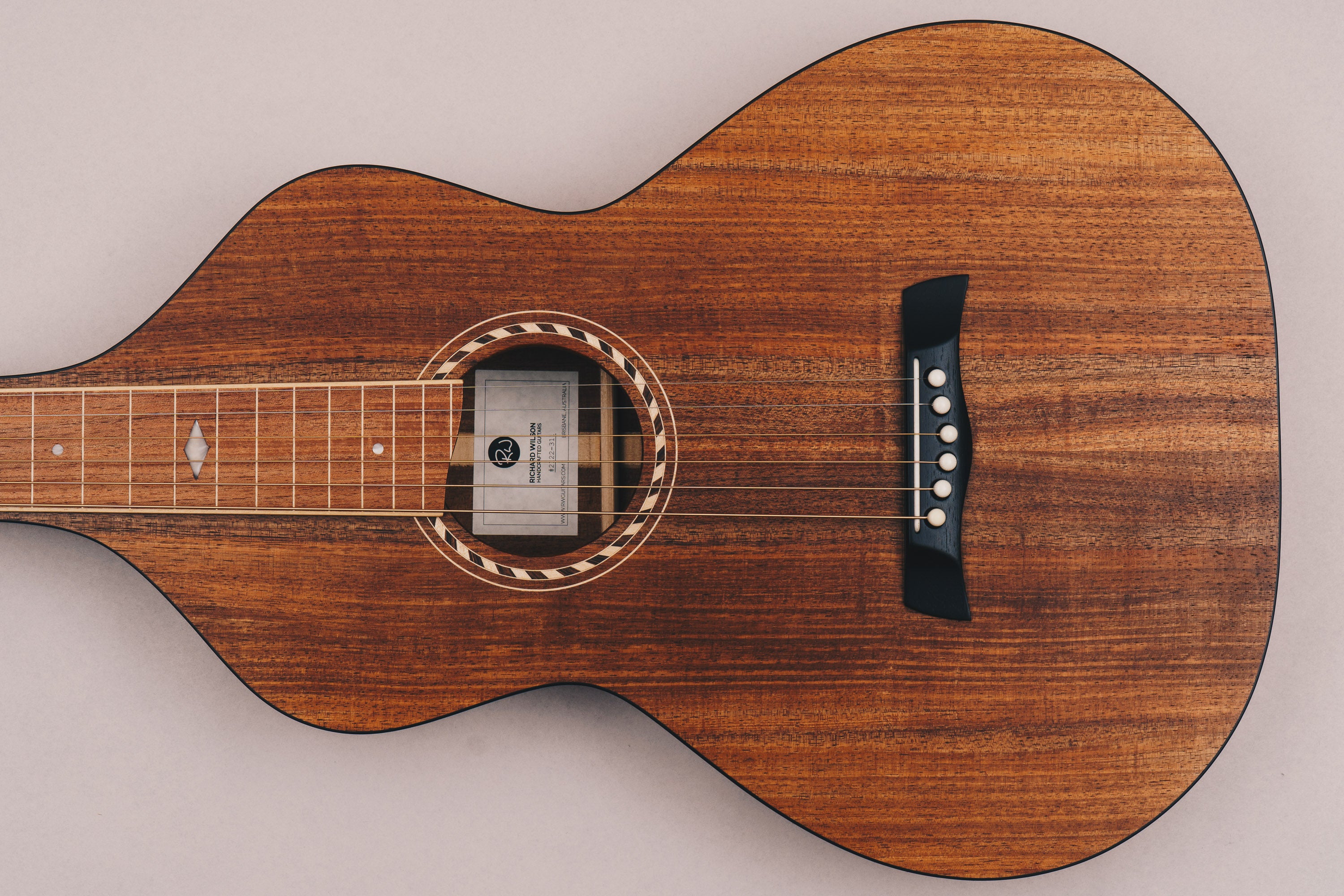 Style 2 Weissenborn Guitar Weissenborn Acoustic Lap Steel Slide Guitar by master luthier Richard Wilson. Handcrafted in Australia. Serial no. RW2122-311.