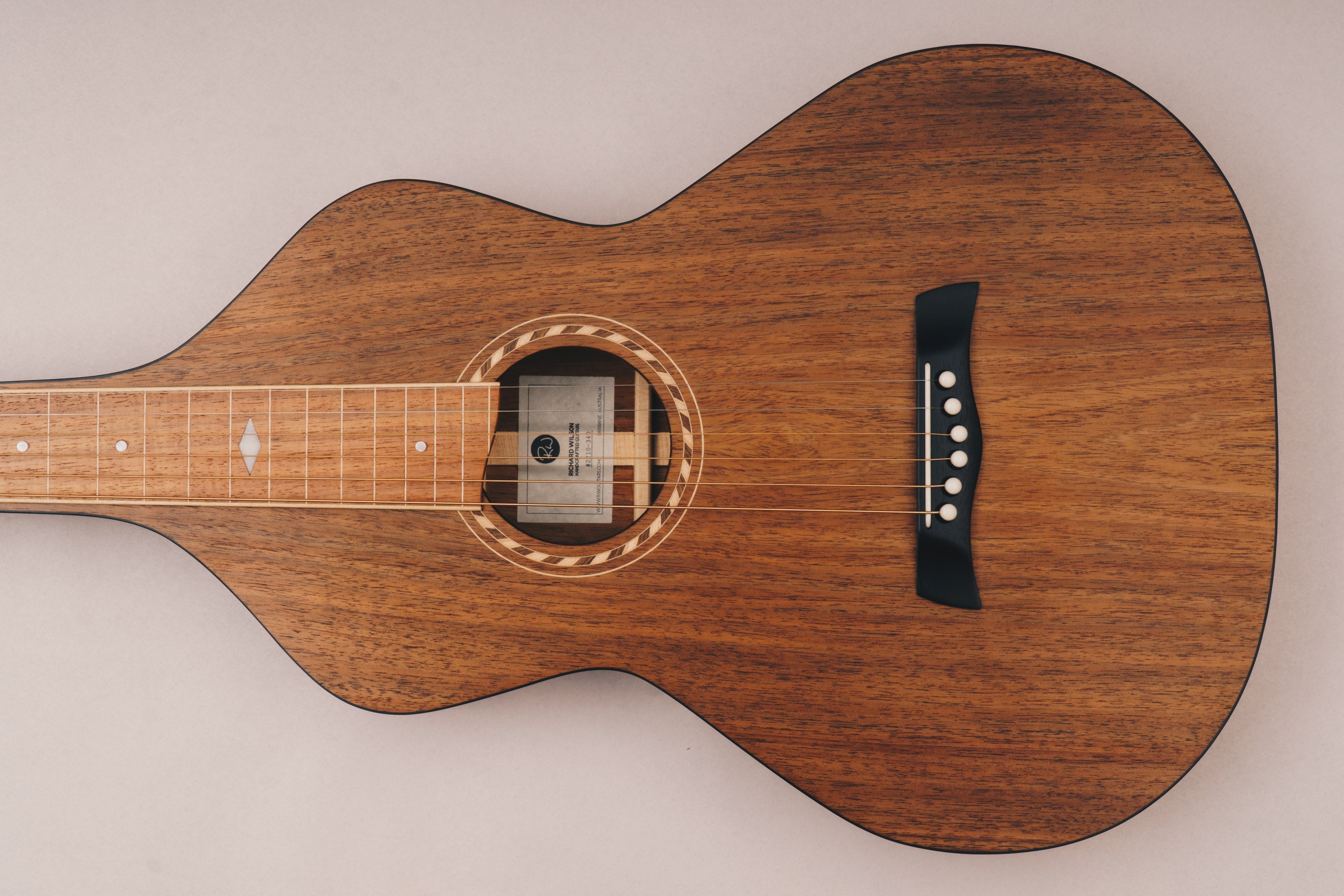 Style 2 Weissenborn Guitar Weissenborn Acoustic Lap Steel Slide Guitar by master luthier Richard Wilson. Handcrafted in Australia. Serial no. RW2210-340.