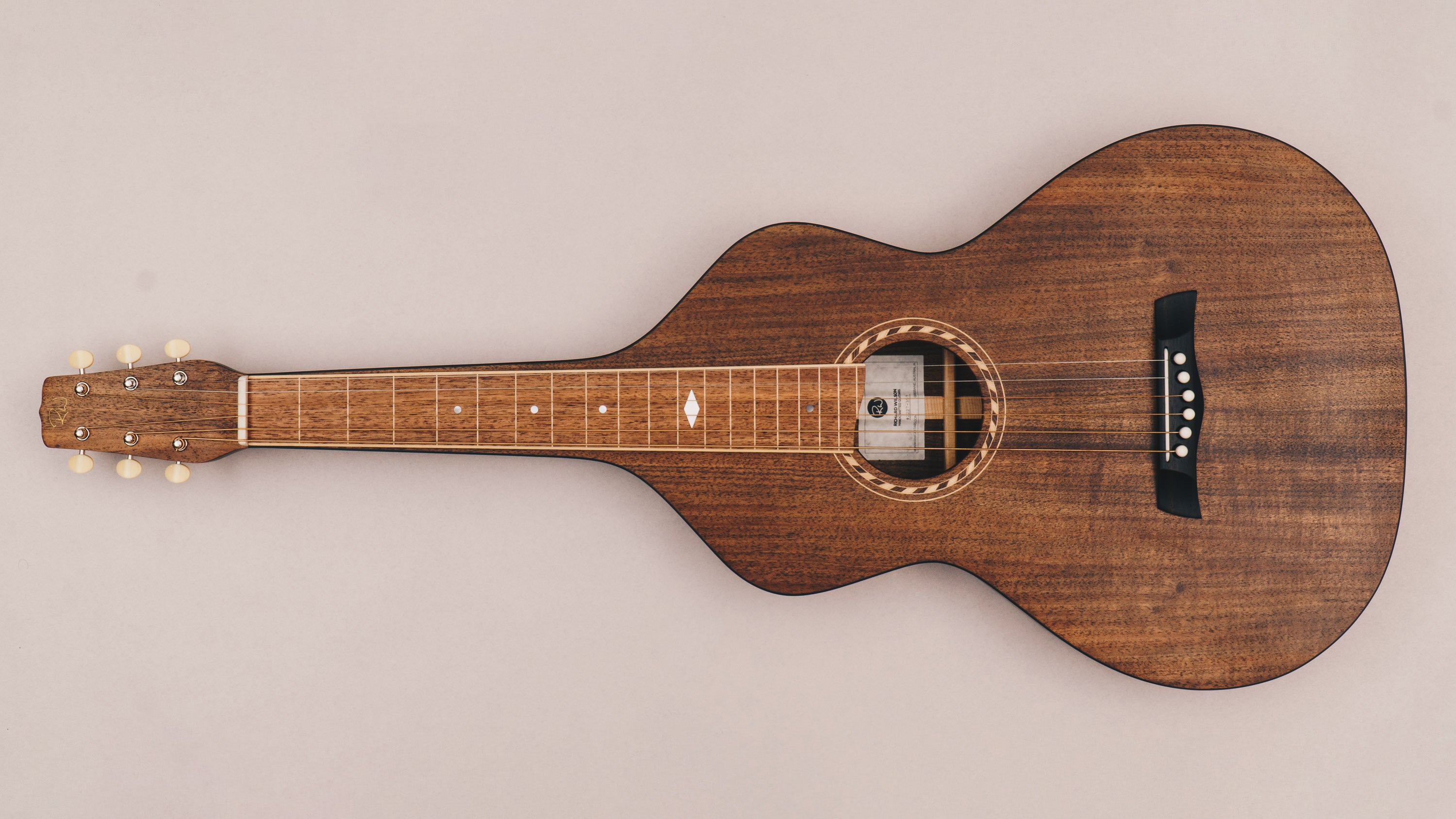 Style 2 Weissenborn Guitar Weissenborn Acoustic Lap Steel Slide Guitar by master luthier Richard Wilson. Handcrafted in Australia. Serial no. RW2227-357.