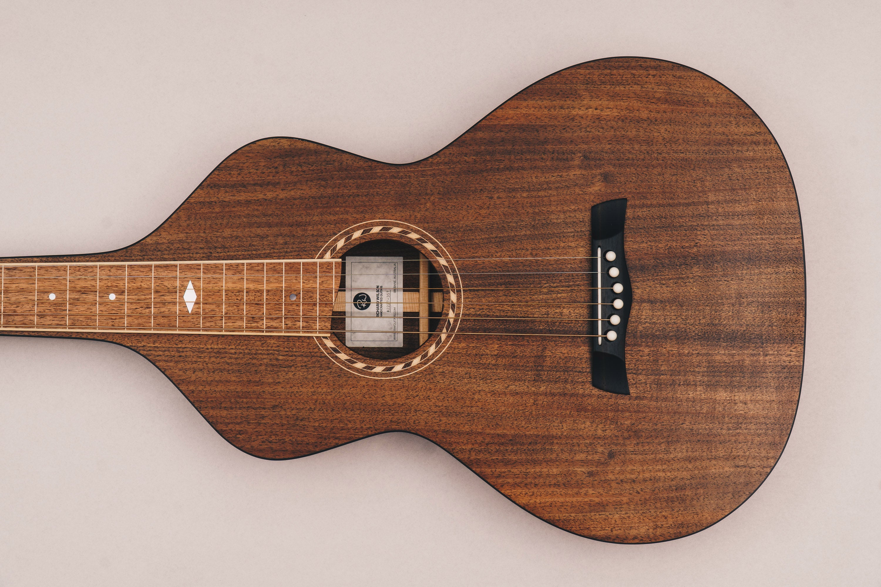 Style 2 Weissenborn Guitar Weissenborn Acoustic Lap Steel Slide Guitar by master luthier Richard Wilson. Handcrafted in Australia. Serial no. RW2227-357.