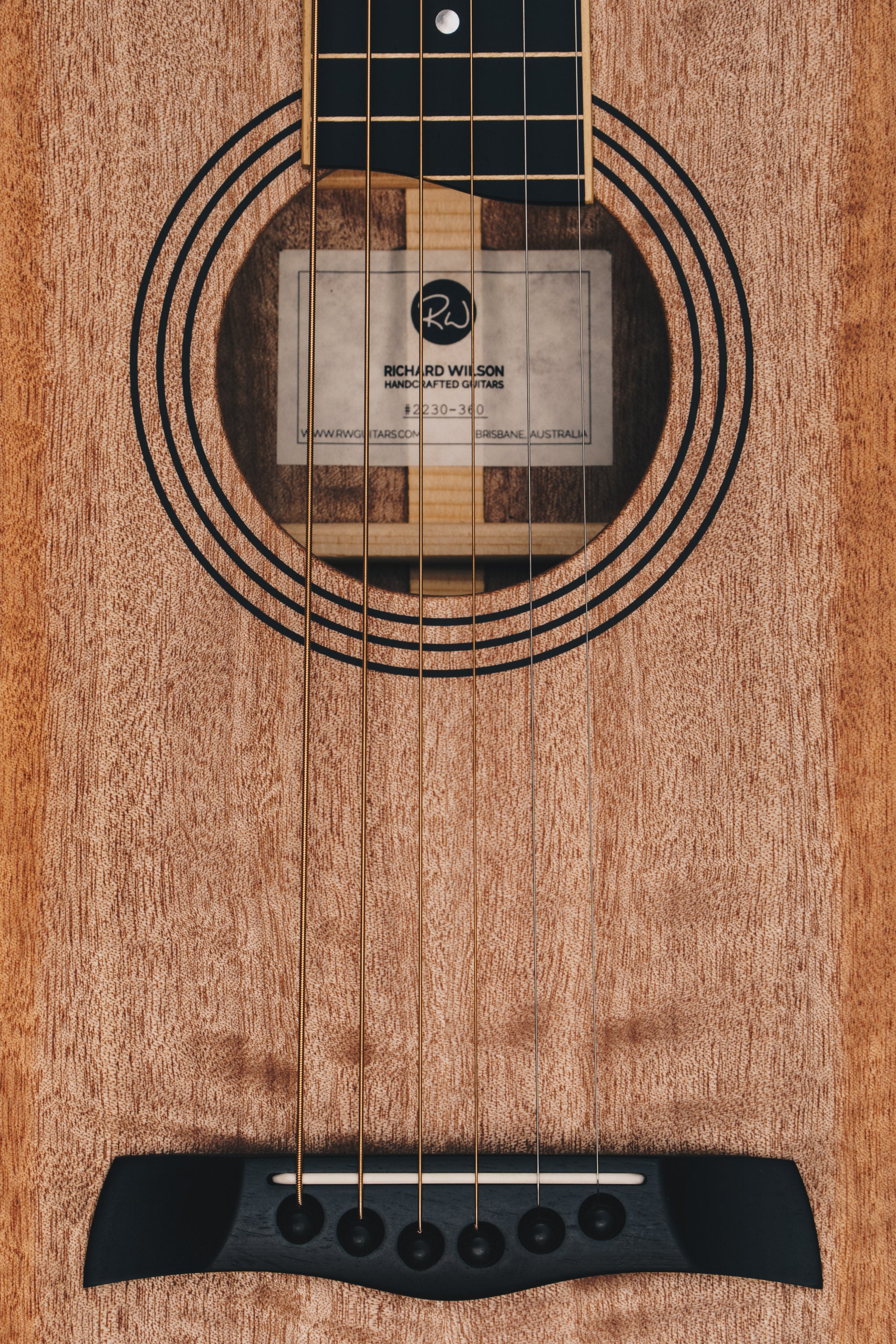 Style 2 Weissenborn Guitar Weissenborn Acoustic Lap Steel Slide Guitar by master luthier Richard Wilson. Handcrafted in Australia. Serial no. RW2230-360.