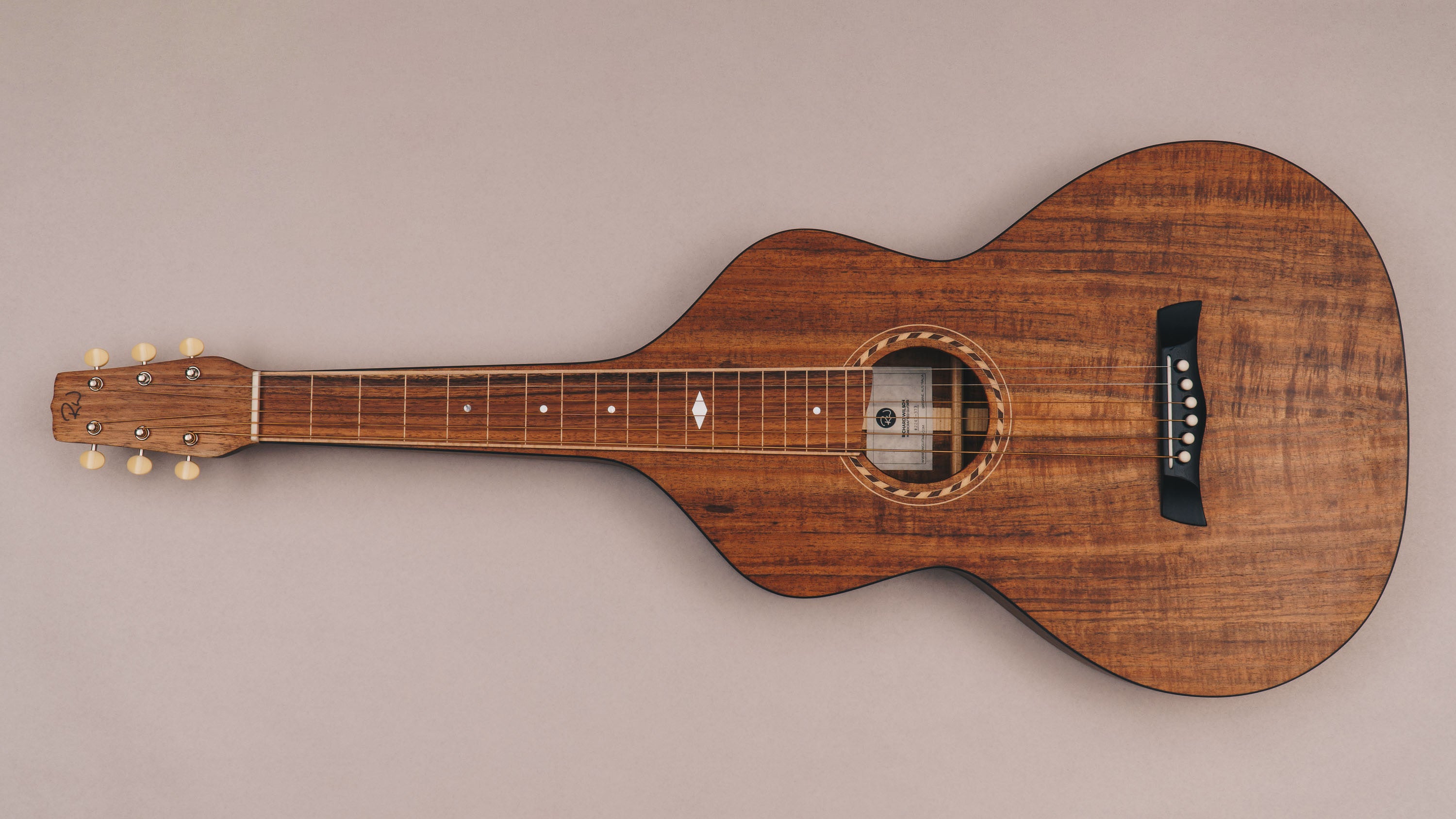 Style 2 Weissenborn Guitar Weissenborn Acoustic Lap Steel Slide Guitar by master luthier Richard Wilson. Handcrafted in Australia. Serial no. RW2243-373.