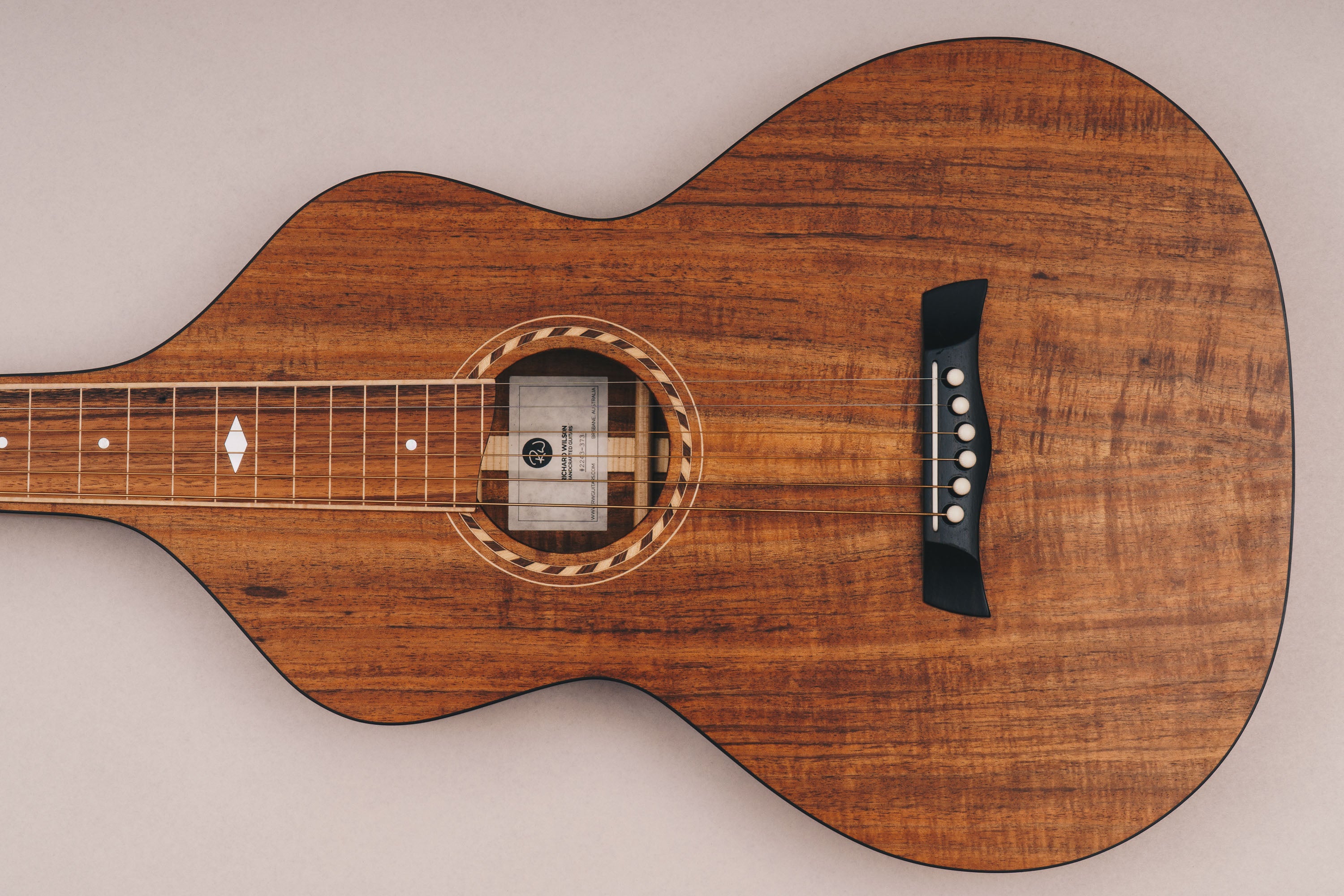 Style 2 Weissenborn Guitar Weissenborn Acoustic Lap Steel Slide Guitar by master luthier Richard Wilson. Handcrafted in Australia. Serial no. RW2243-373.