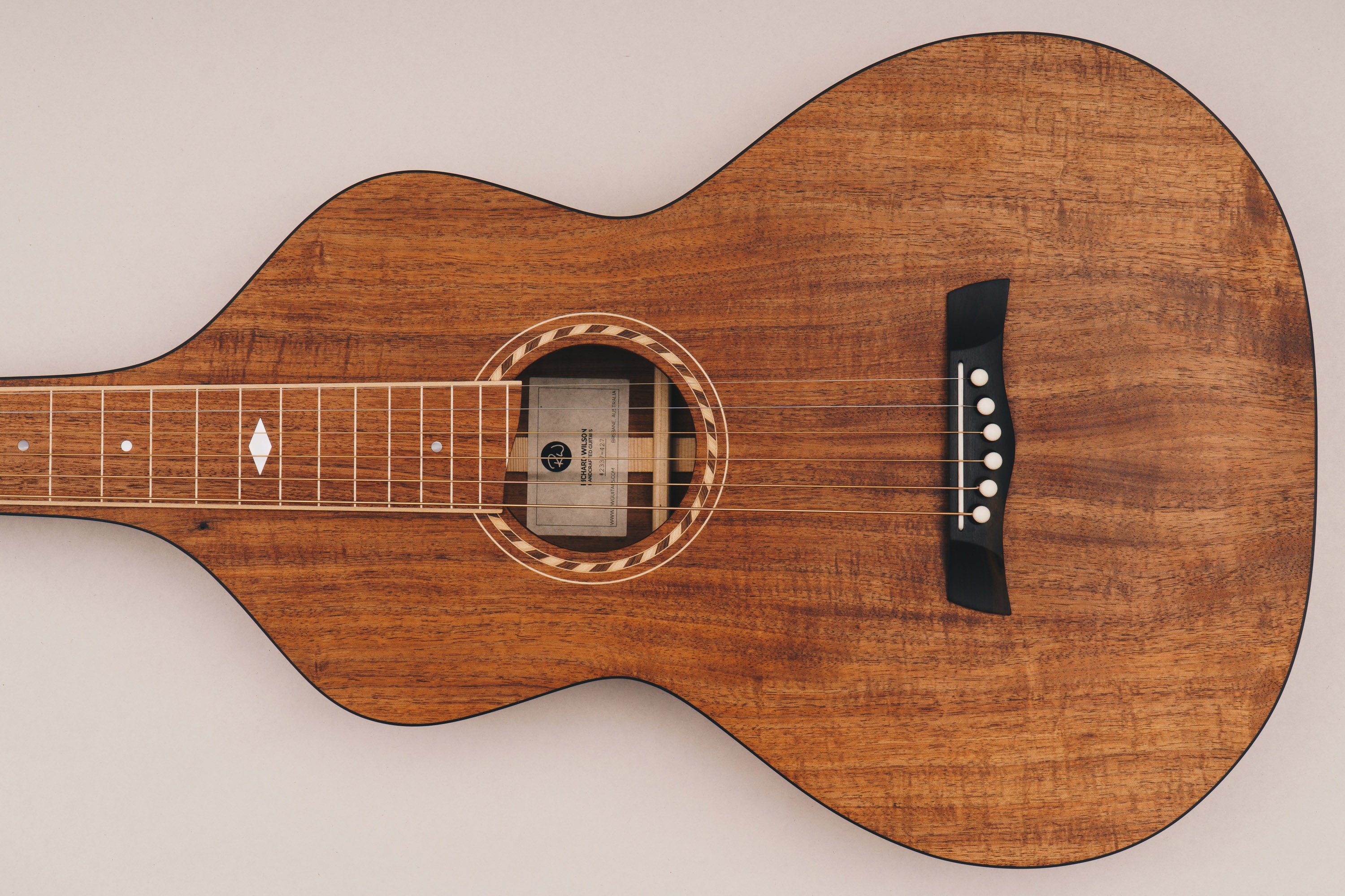 Style 2 Weissenborn Guitar Weissenborn Acoustic Lap Steel Slide Guitar by master luthier Richard Wilson. Handcrafted in Australia. Serial no. RW2337-427.