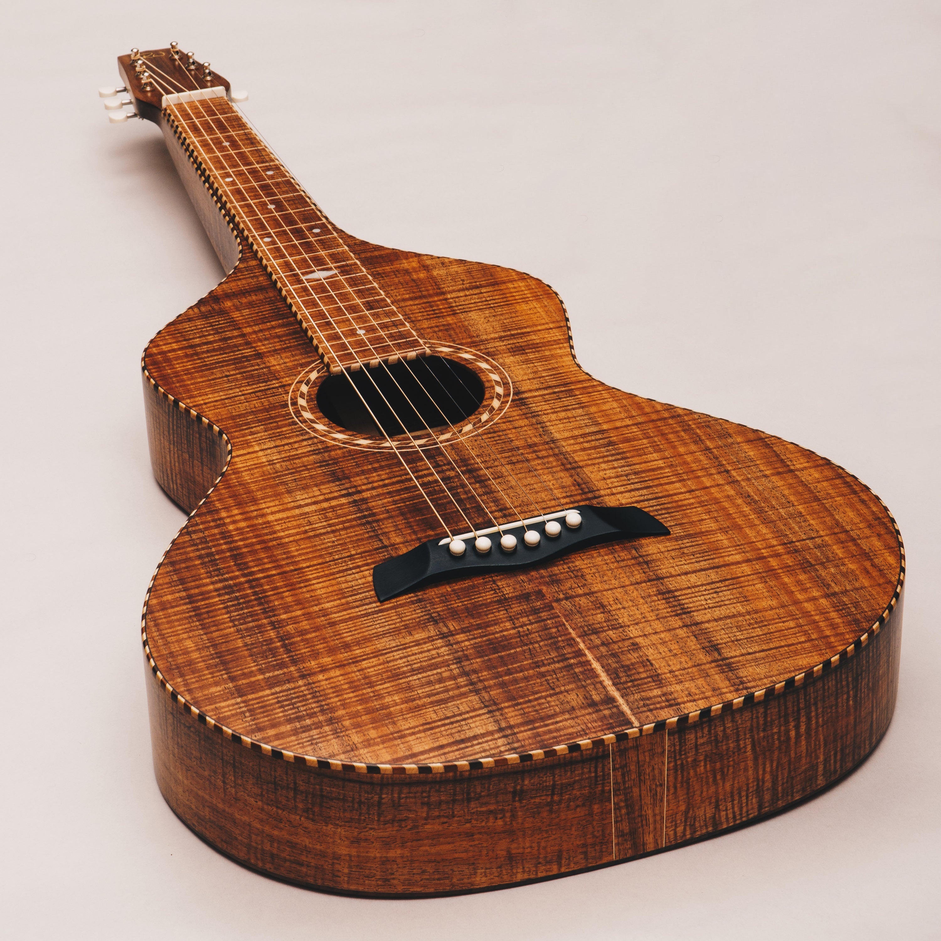 Style 3 Weissenborn Guitar - Master Series Weissenborn Acoustic Lap Steel Slide Guitar by master luthier Richard Wilson. Handcrafted in Australia. Serial no. RW2219-349.