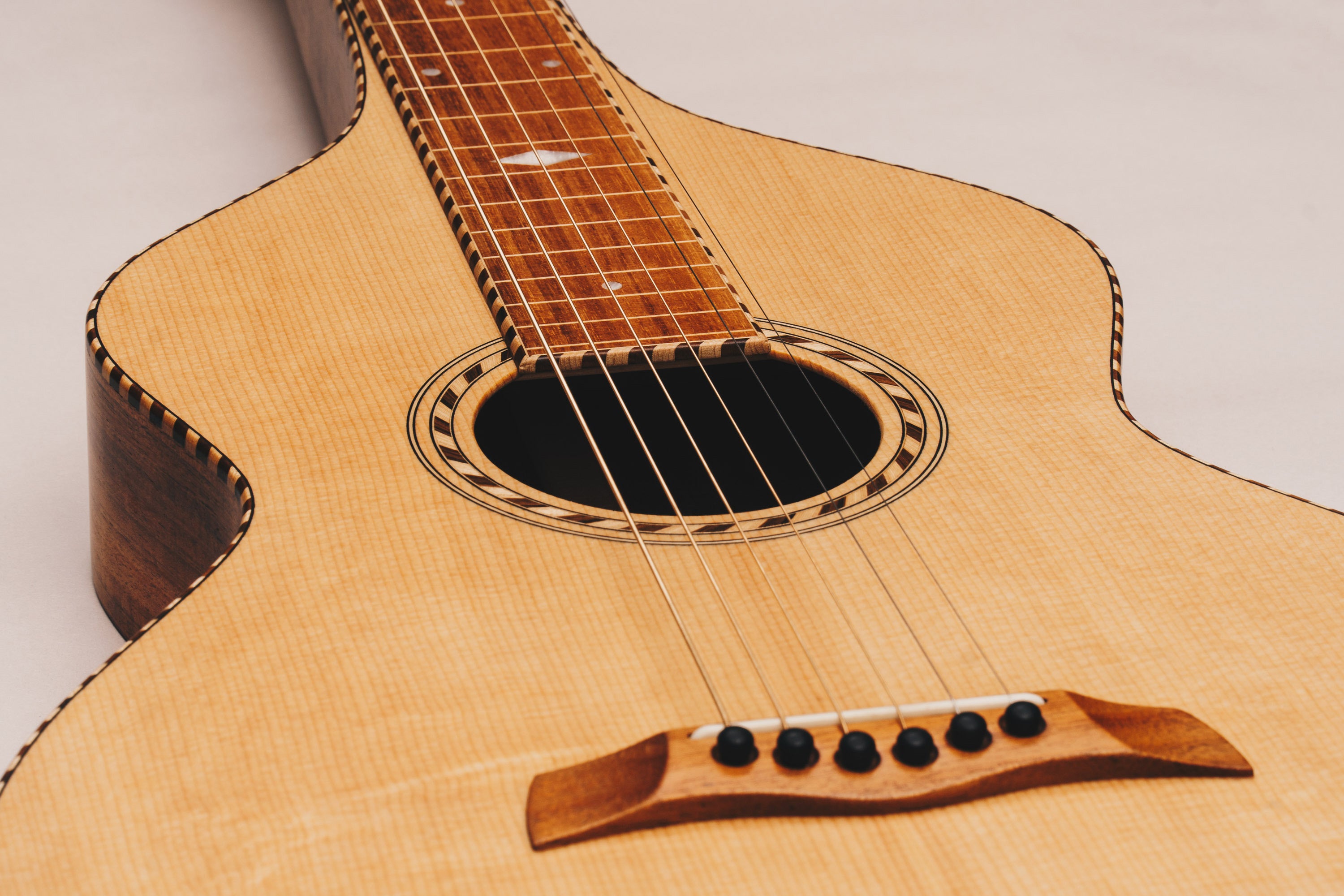 Style 3 Weissenborn Guitar - Sitka Spruce & Tasmanian Blackwood Weissenborn Acoustic Lap Steel Slide Guitar by master luthier Richard Wilson. Handcrafted in Australia. Serial no. RWRW2224-354.