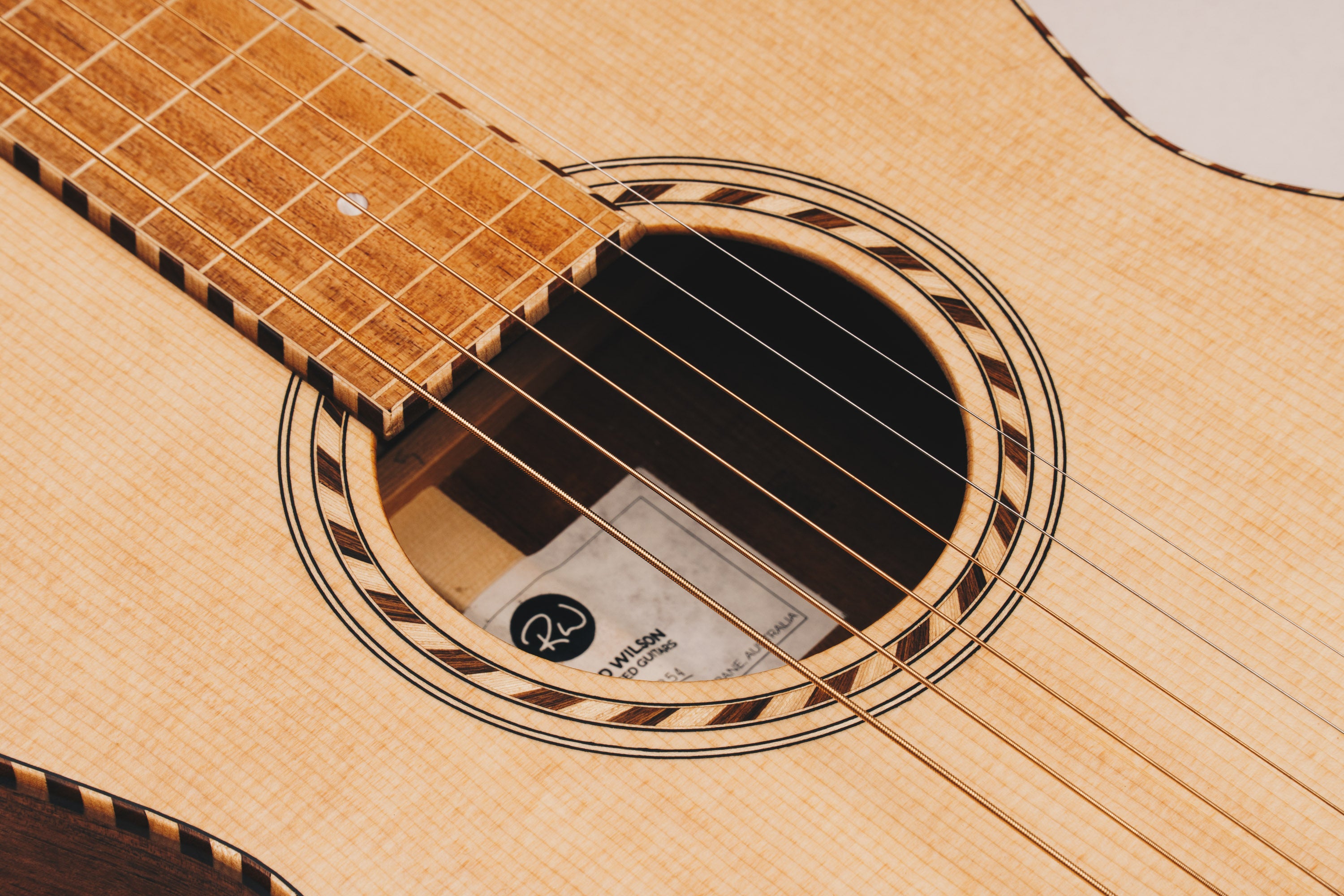 Style 3 Weissenborn Guitar - Sitka Spruce & Tasmanian Blackwood Weissenborn Acoustic Lap Steel Slide Guitar by master luthier Richard Wilson. Handcrafted in Australia. Serial no. RWRW2224-354.