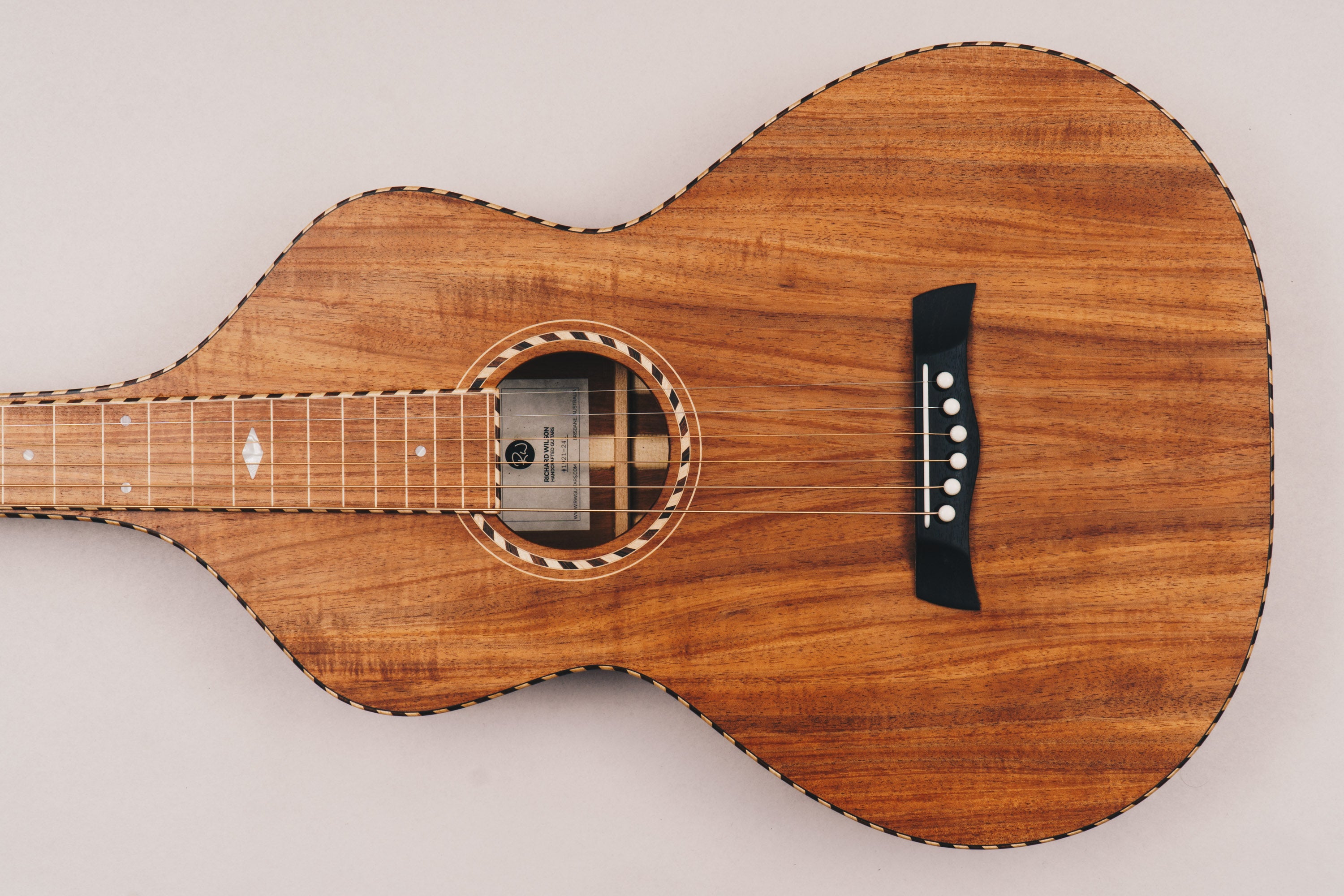Style 3 Weissenborn Guitar Weissenborn Acoustic Lap Steel Slide Guitar by master luthier Richard Wilson. Handcrafted in Australia. Serial no. RW1921-241.