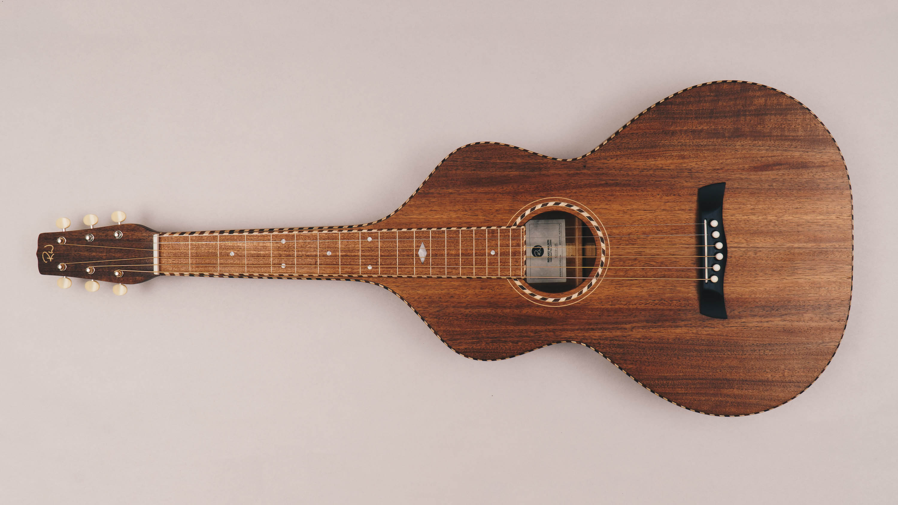 Style 3 Weissenborn Guitar Weissenborn Acoustic Lap Steel Slide Guitar by master luthier Richard Wilson. Handcrafted in Australia. Serial no. RW2039-288.