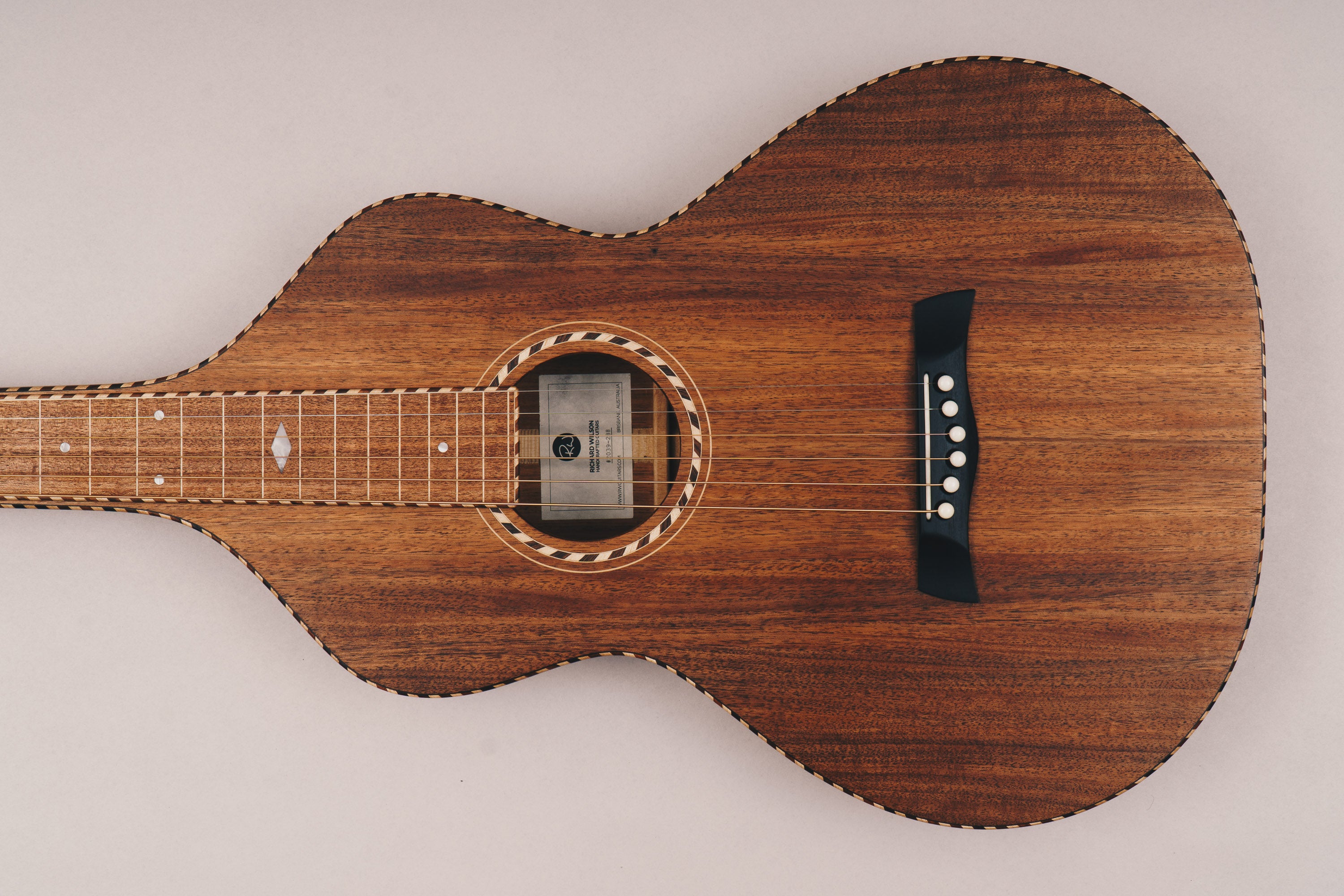 Style 3 Weissenborn Guitar Weissenborn Acoustic Lap Steel Slide Guitar by master luthier Richard Wilson. Handcrafted in Australia. Serial no. RW2039-288.