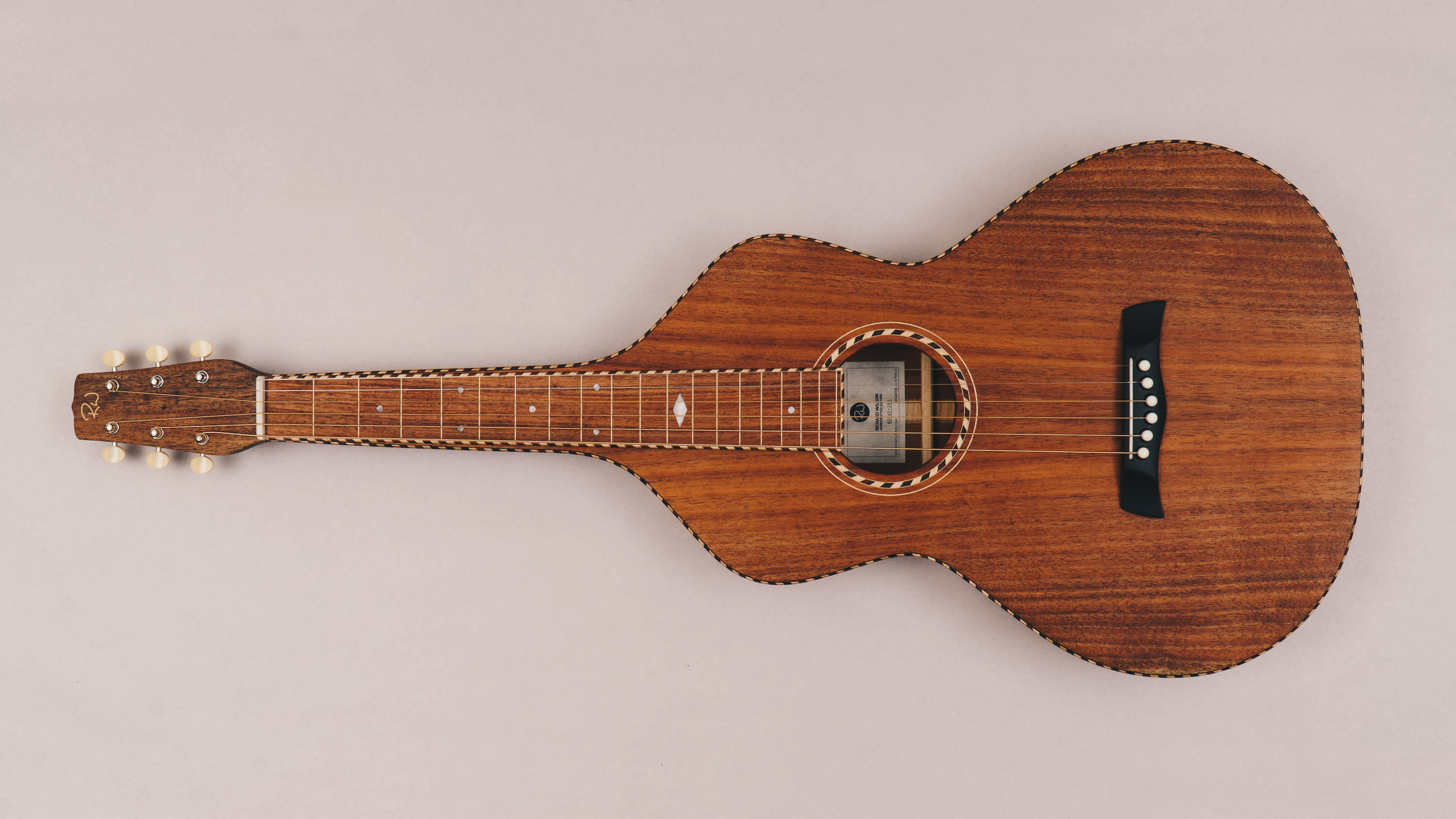 Style 3 Weissenborn Guitar Weissenborn Acoustic Lap Steel Slide Guitar by master luthier Richard Wilson. Handcrafted in Australia. Serial no. RW2040-289.