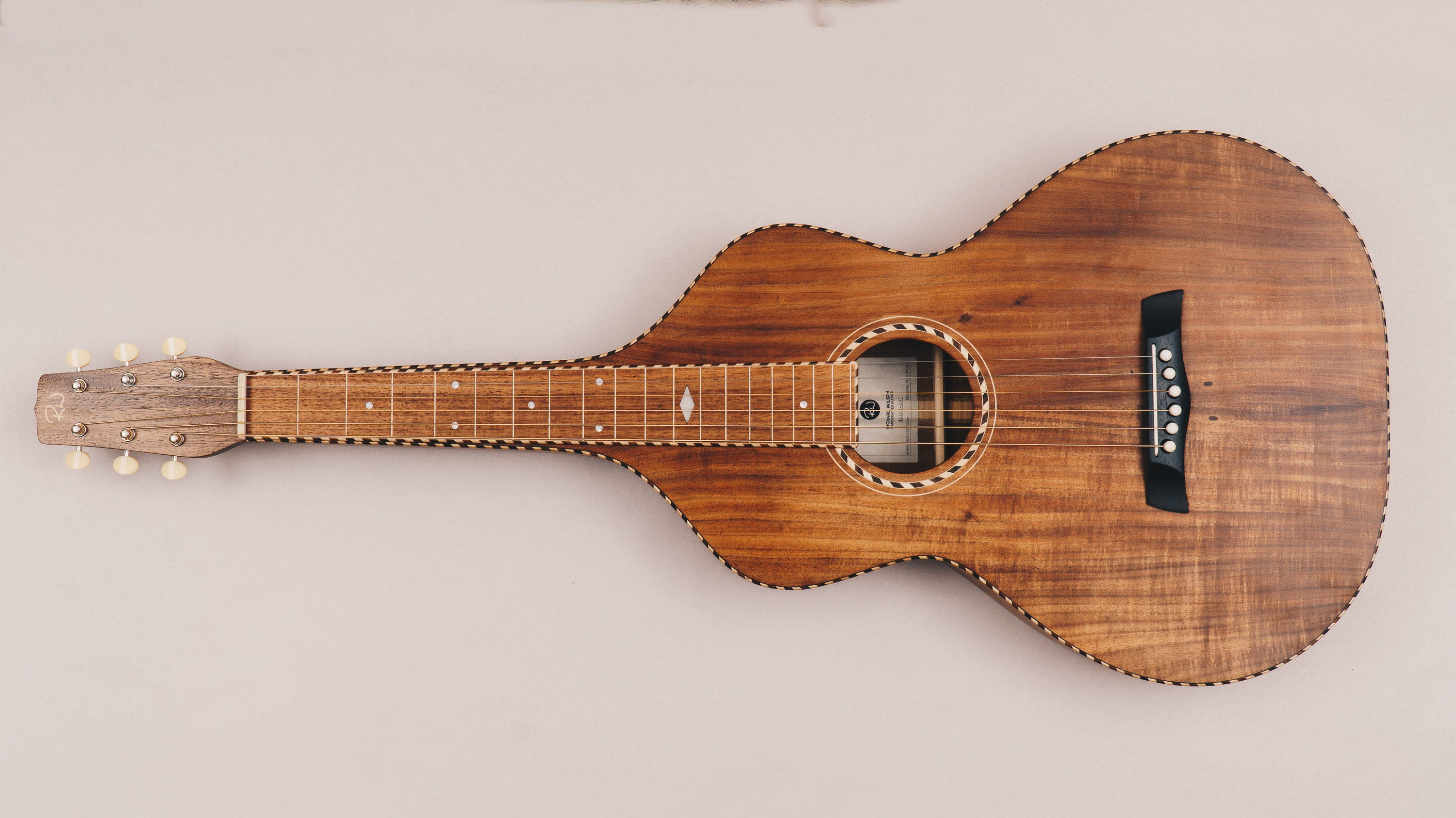 Style 3 Weissenborn Guitar Weissenborn Acoustic Lap Steel Slide Guitar by master luthier Richard Wilson. Handcrafted in Australia. Serial no. RW2108-297.