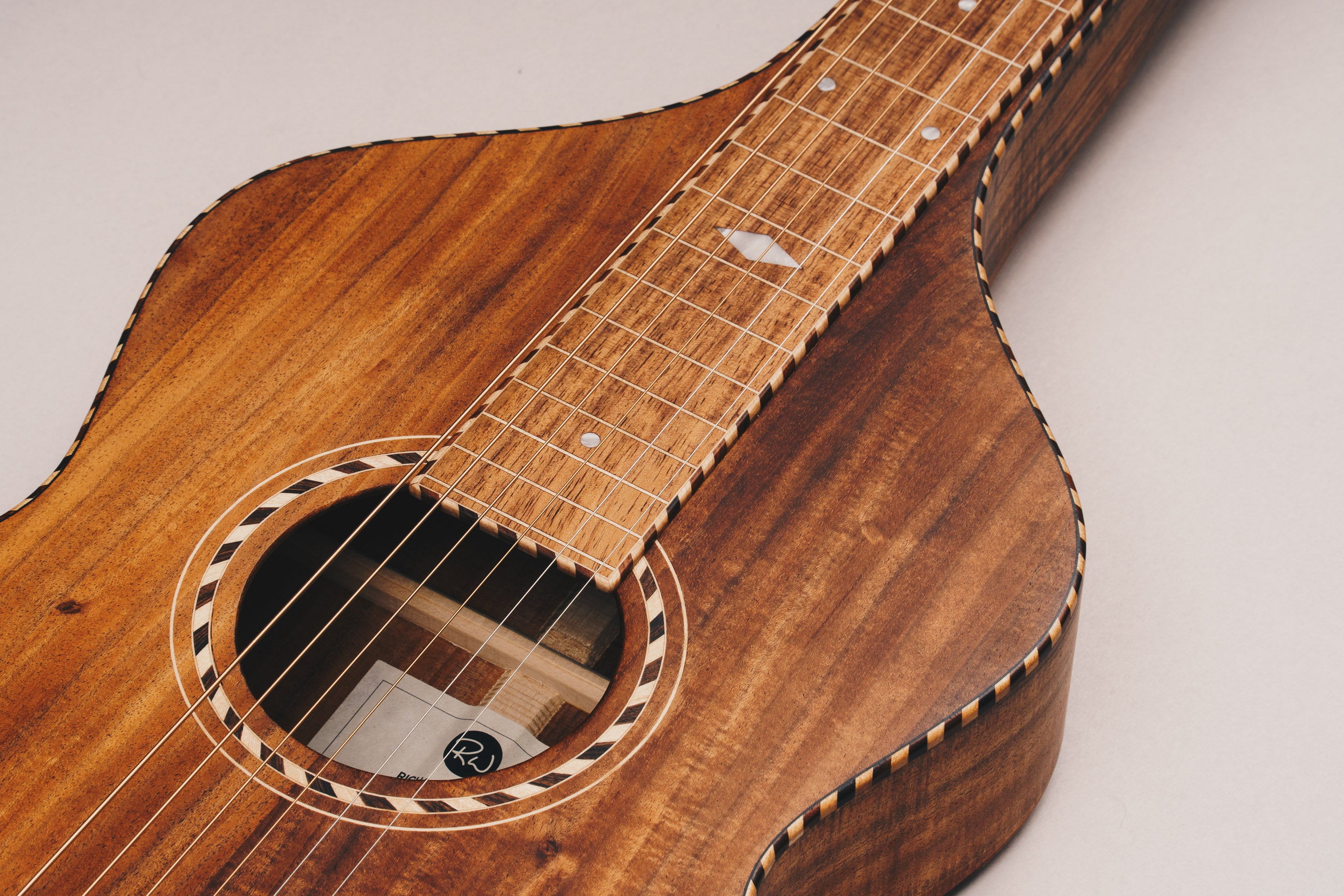 Style 3 Weissenborn Guitar Weissenborn Acoustic Lap Steel Slide Guitar by master luthier Richard Wilson. Handcrafted in Australia. Serial no. RW2108-297.
