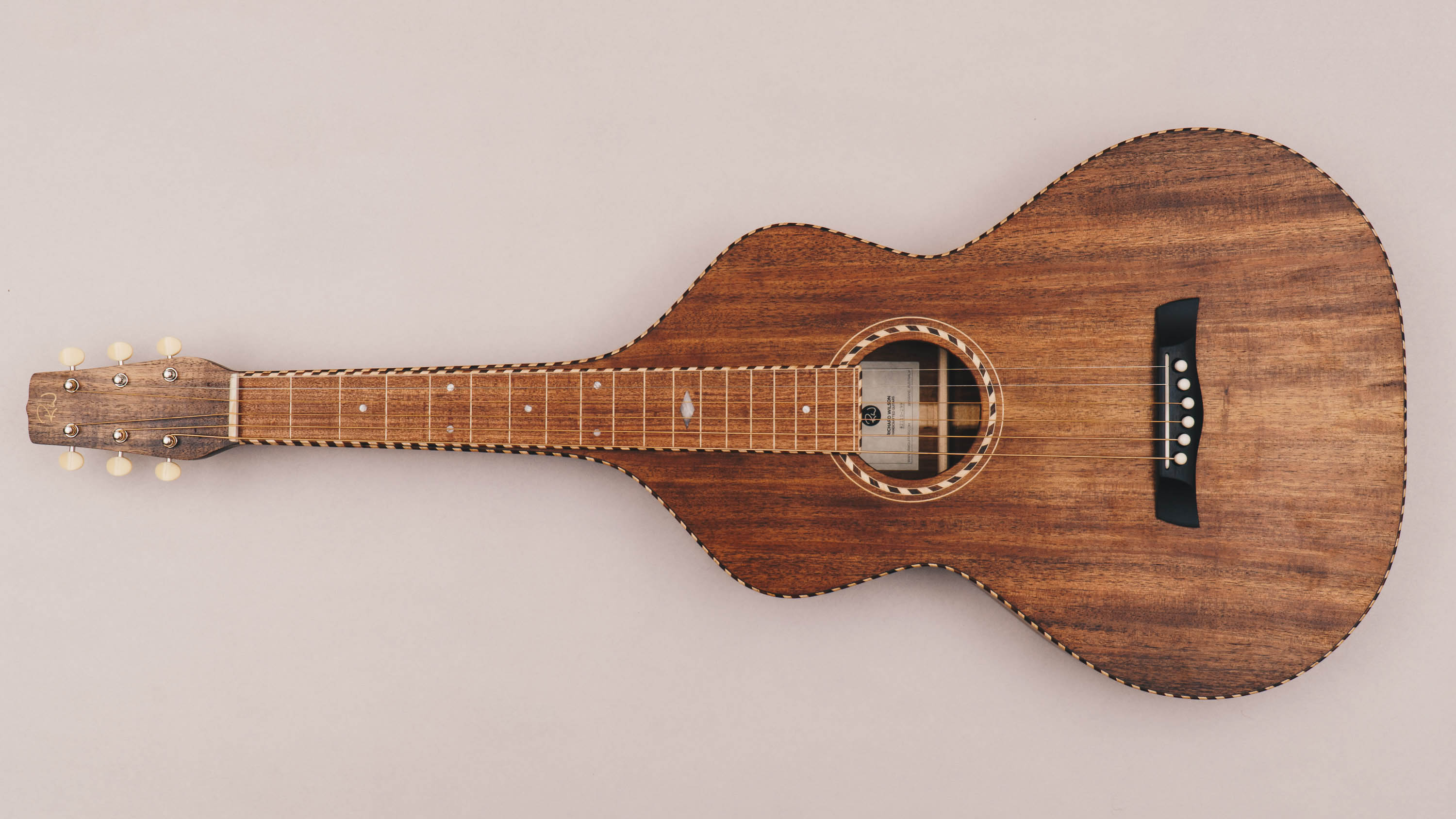 Style 3 Weissenborn Guitar Weissenborn Acoustic Lap Steel Slide Guitar by master luthier Richard Wilson. Handcrafted in Australia. Serial no. RW2110-299.