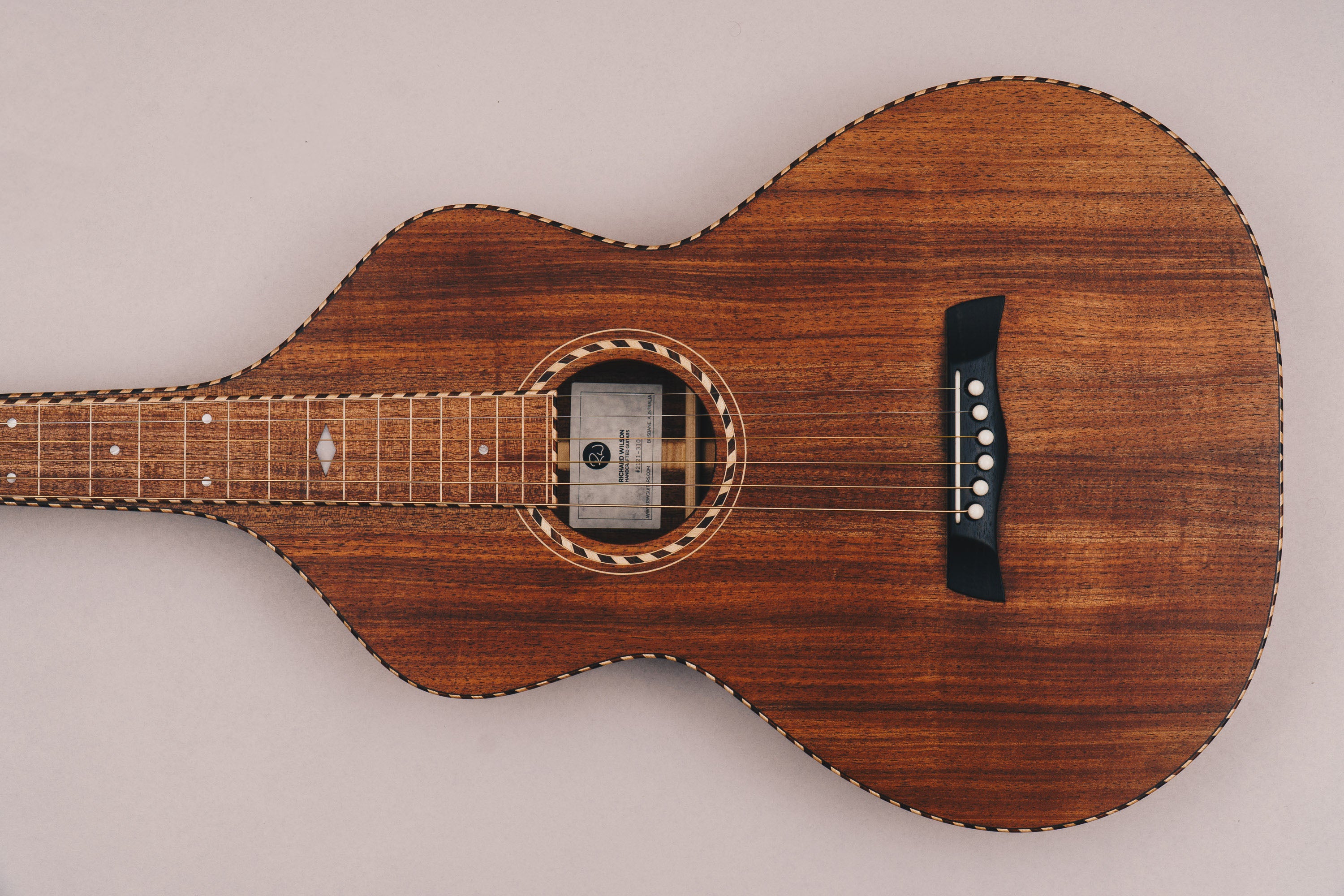 Style 3 Weissenborn Guitar Weissenborn Acoustic Lap Steel Slide Guitar by master luthier Richard Wilson. Handcrafted in Australia. Serial no. RW2121-310.
