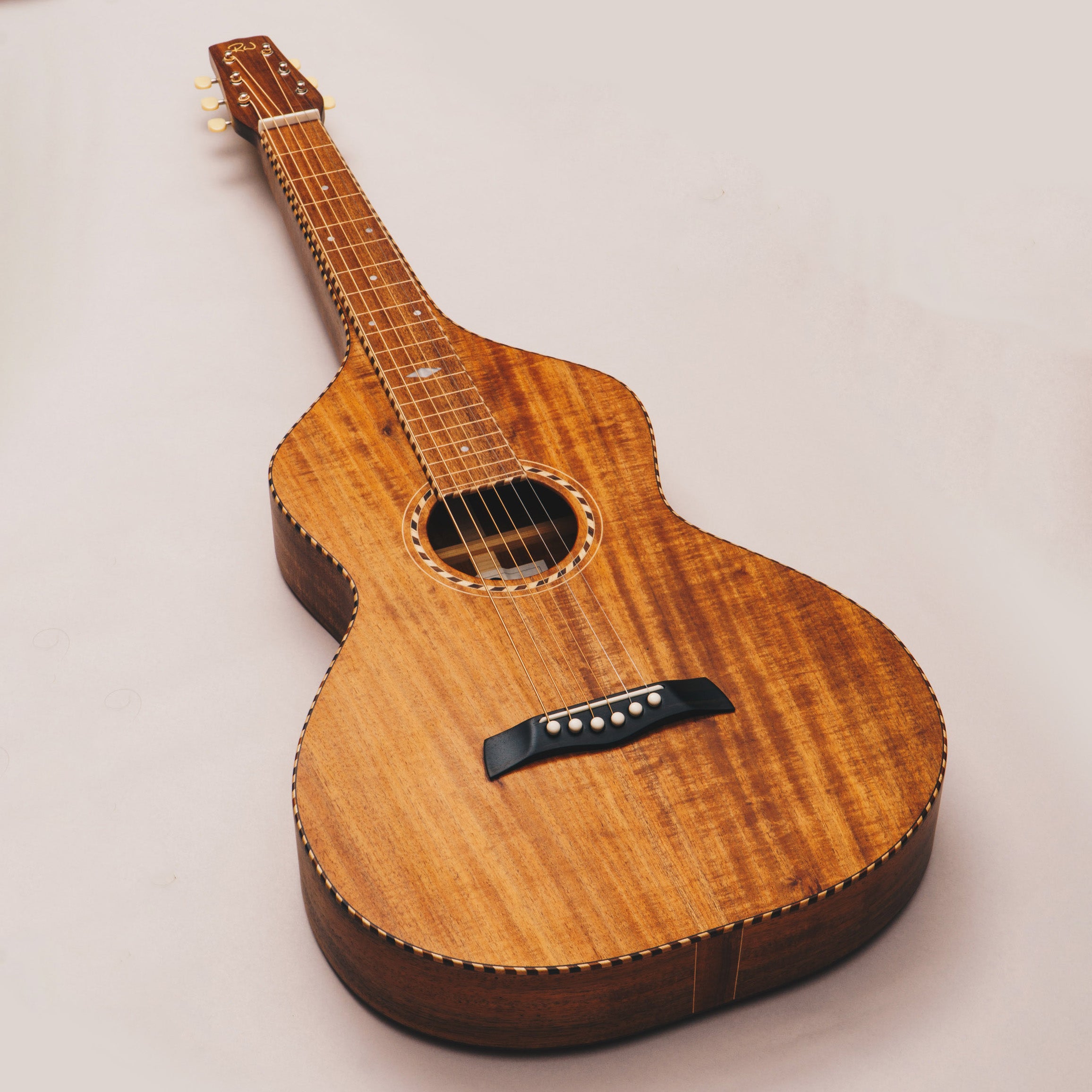 Style 3 Weissenborn Guitar Weissenborn Acoustic Lap Steel Slide Guitar by master luthier Richard Wilson. Handcrafted in Australia. Serial no. RW2132-321.