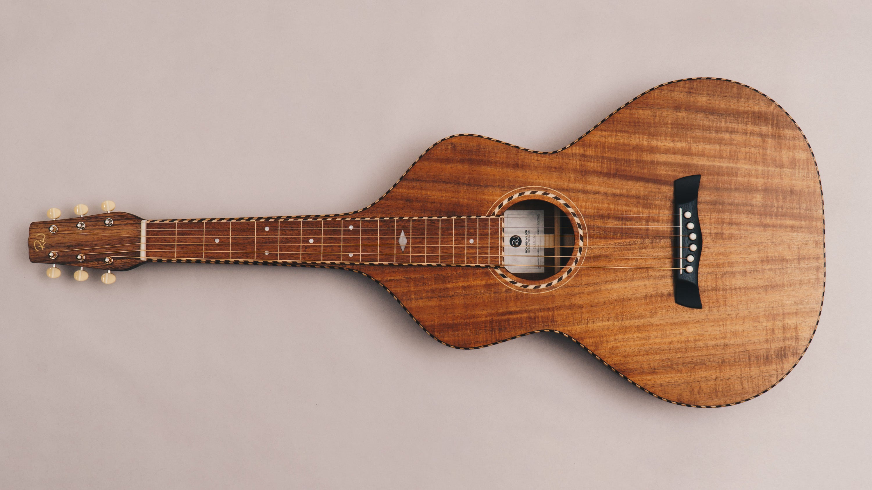 Style 3 Weissenborn Guitar Weissenborn Acoustic Lap Steel Slide Guitar by master luthier Richard Wilson. Handcrafted in Australia. Serial no. RW2133-322.