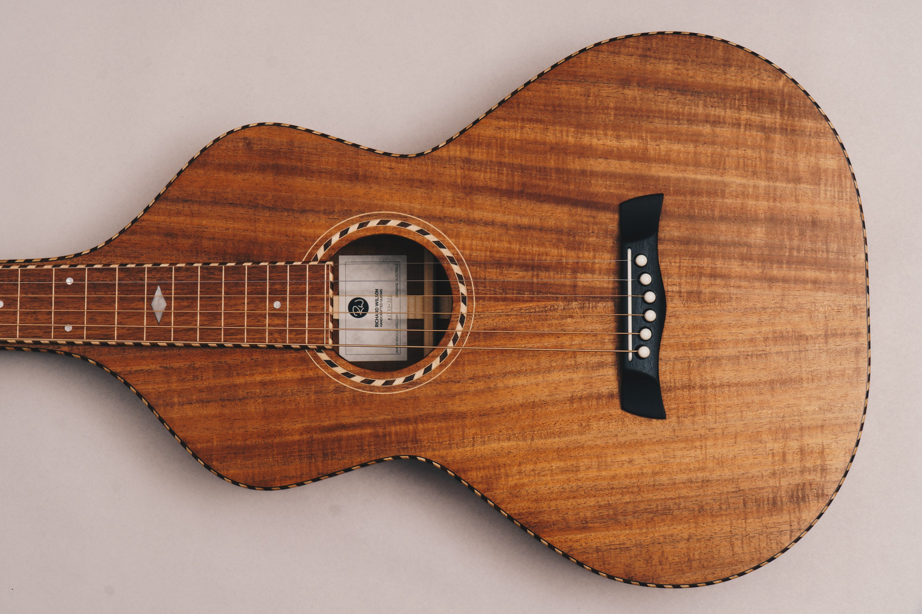 Style 3 Weissenborn Guitar Weissenborn Acoustic Lap Steel Slide Guitar by master luthier Richard Wilson. Handcrafted in Australia. Serial no. RW2133-322.