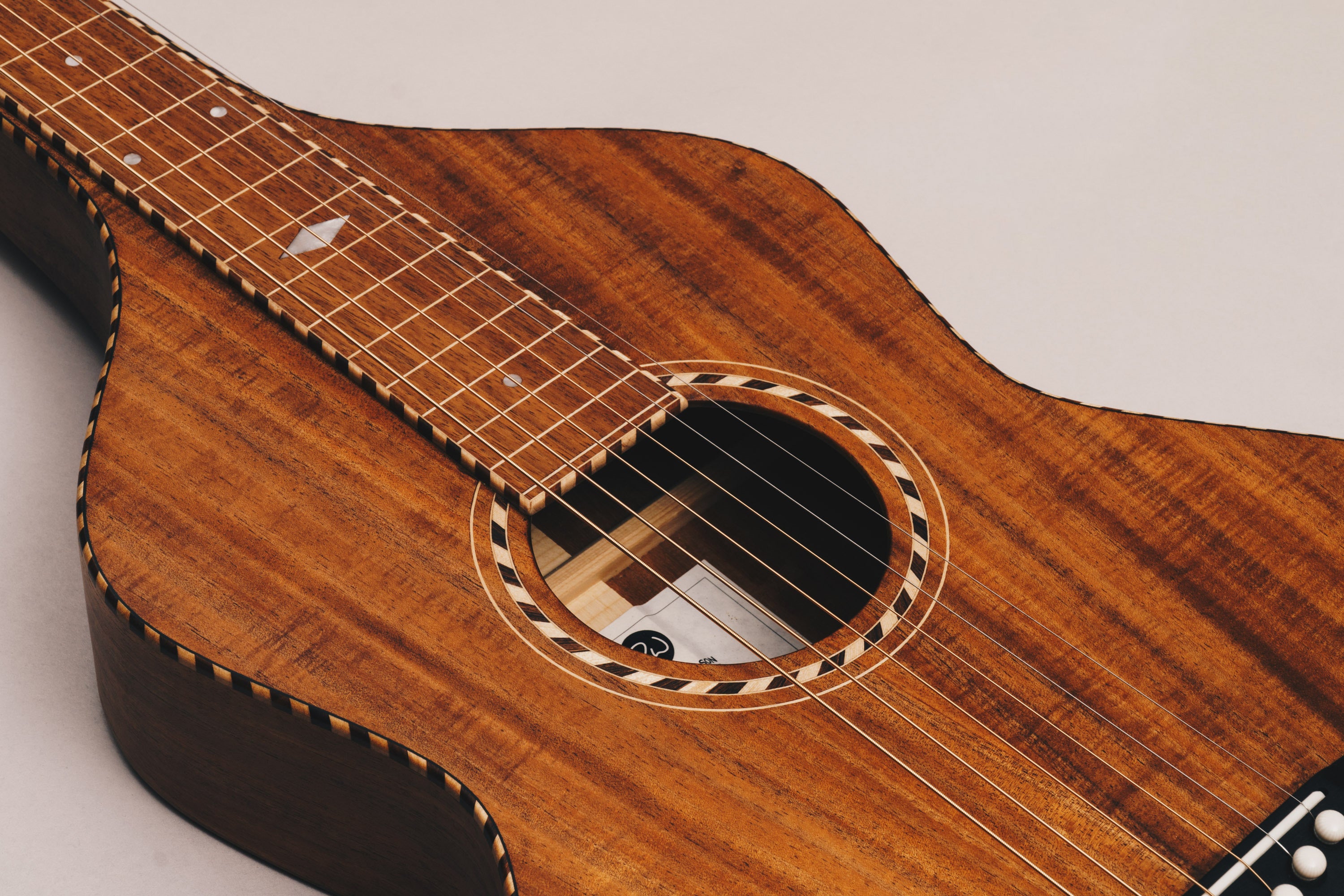 Style 3 Weissenborn Guitar Weissenborn Acoustic Lap Steel Slide Guitar by master luthier Richard Wilson. Handcrafted in Australia. Serial no. RW2133-322.
