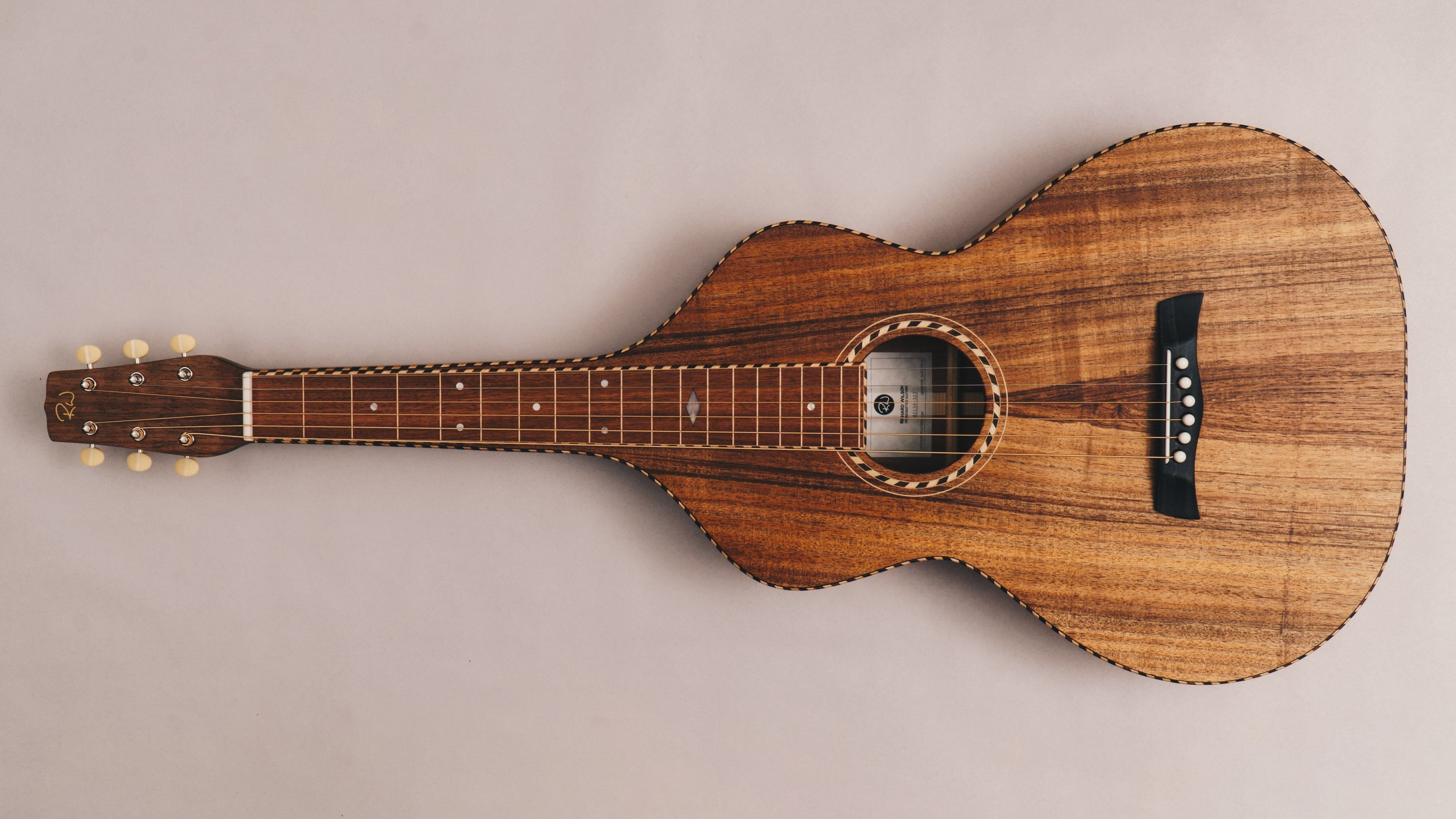 Style 3 Weissenborn Guitar Weissenborn Acoustic Lap Steel Slide Guitar by master luthier Richard Wilson. Handcrafted in Australia. Serial no. RW2134-323.