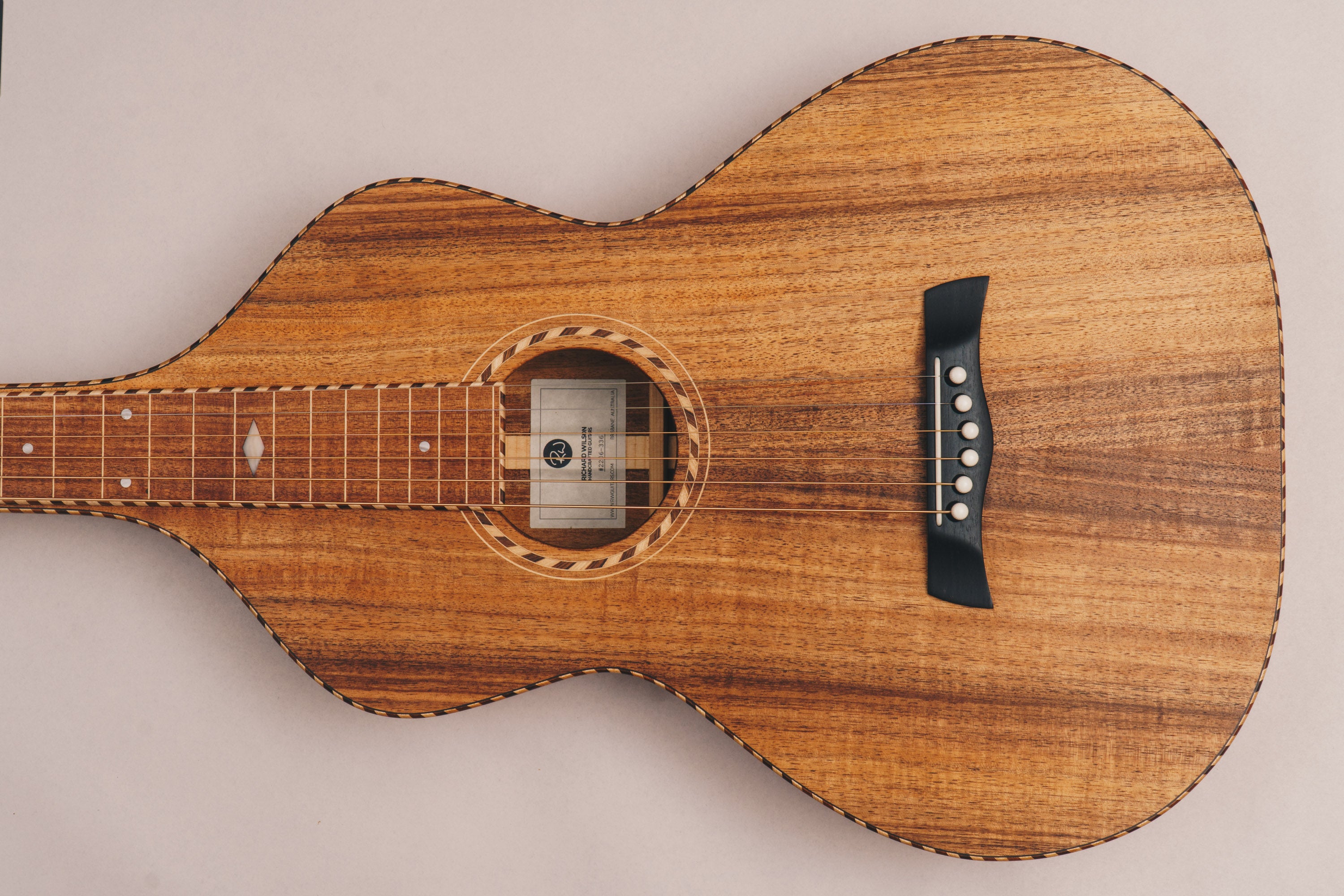 Style 3 Weissenborn Guitar Weissenborn Acoustic Lap Steel Slide Guitar by master luthier Richard Wilson. Handcrafted in Australia. Serial no. RW2206-336.