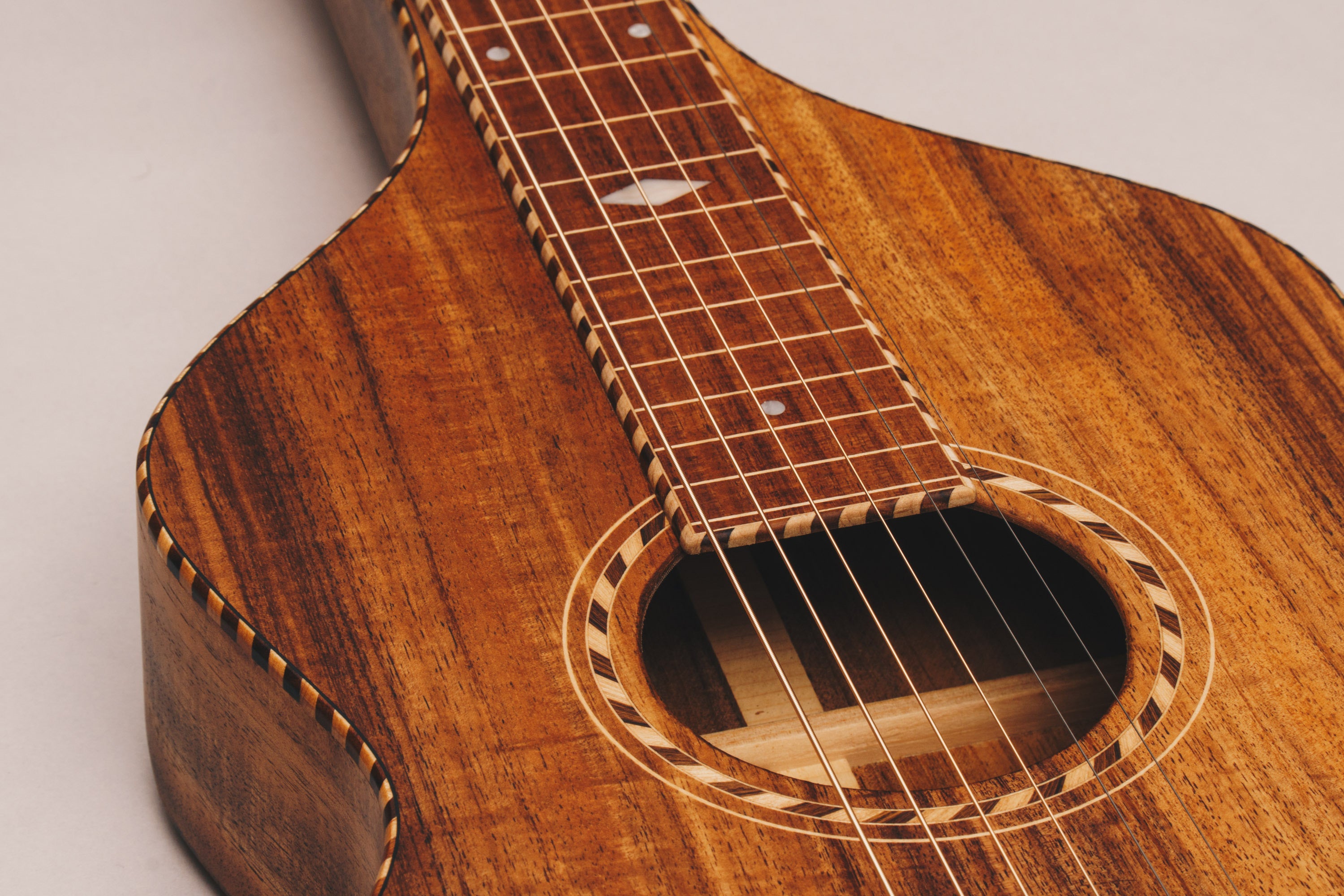Style 3 Weissenborn Guitar Weissenborn Acoustic Lap Steel Slide Guitar by master luthier Richard Wilson. Handcrafted in Australia. Serial no. RW2206-336.