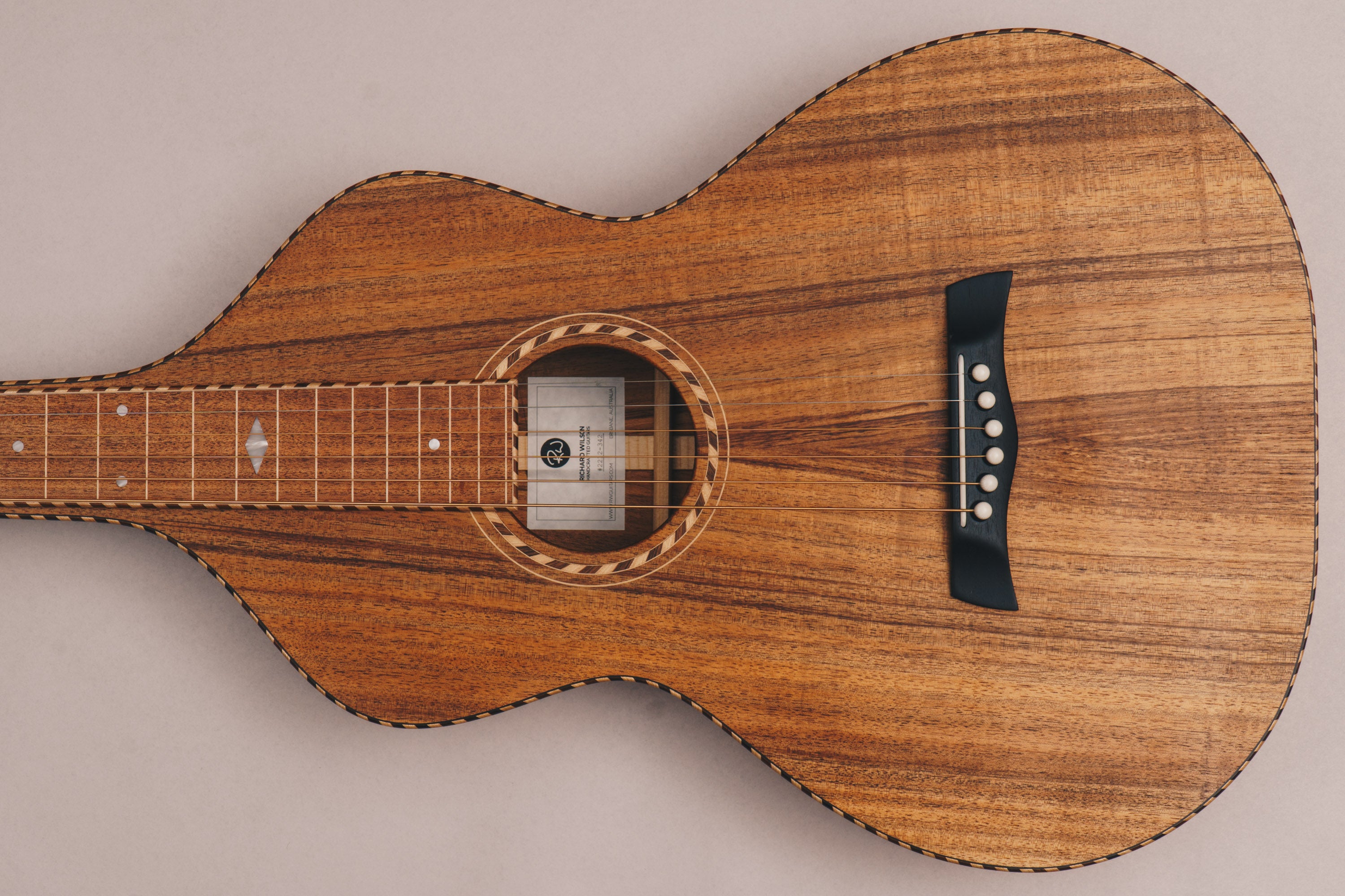 Style 3 Weissenborn Guitar Weissenborn Acoustic Lap Steel Slide Guitar by master luthier Richard Wilson. Handcrafted in Australia. Serial no. RW2212-342.