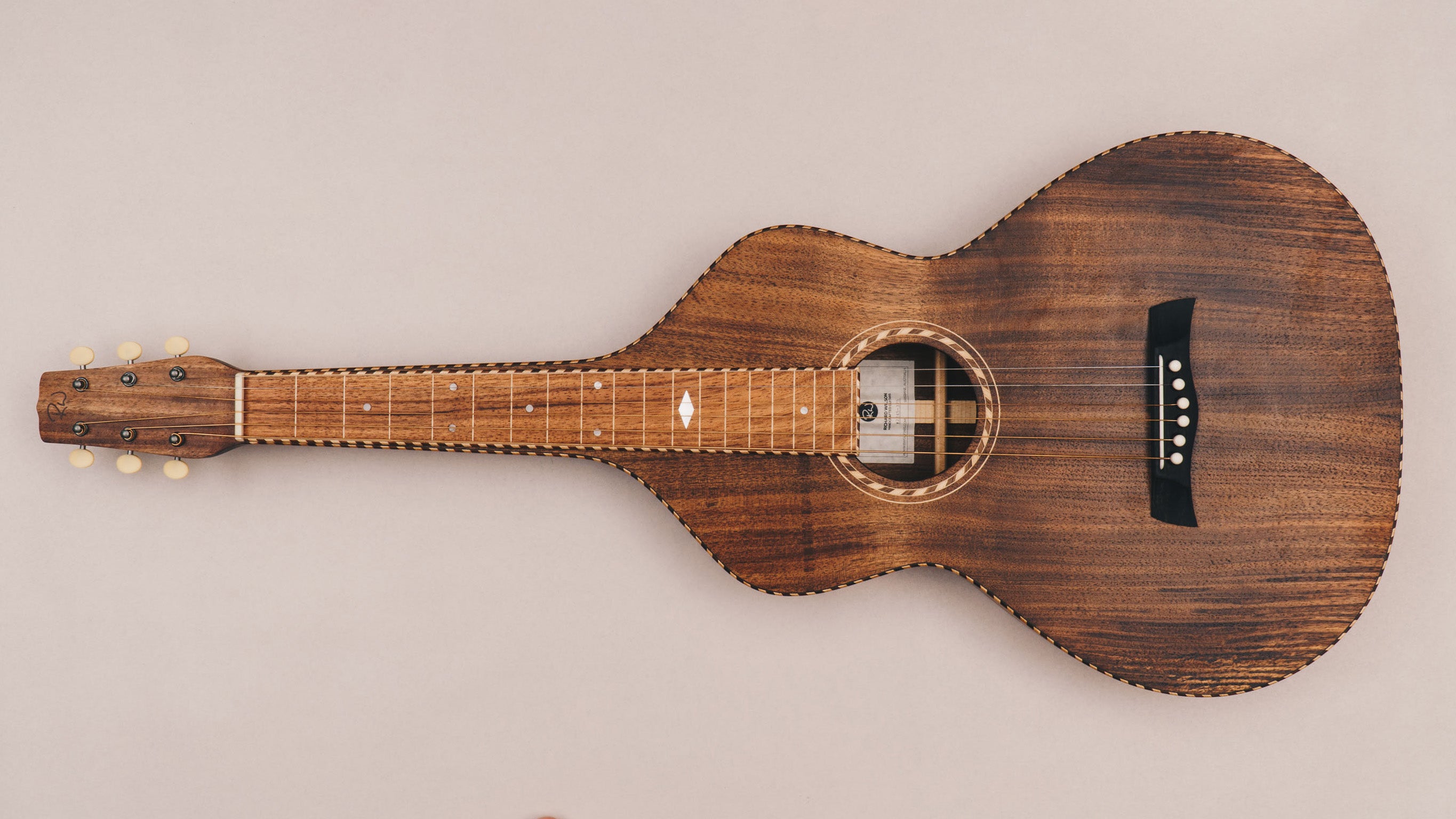 Style 3 Weissenborn Guitar Weissenborn Acoustic Lap Steel Slide Guitar by master luthier Richard Wilson. Handcrafted in Australia. Serial no. RW2245-375.