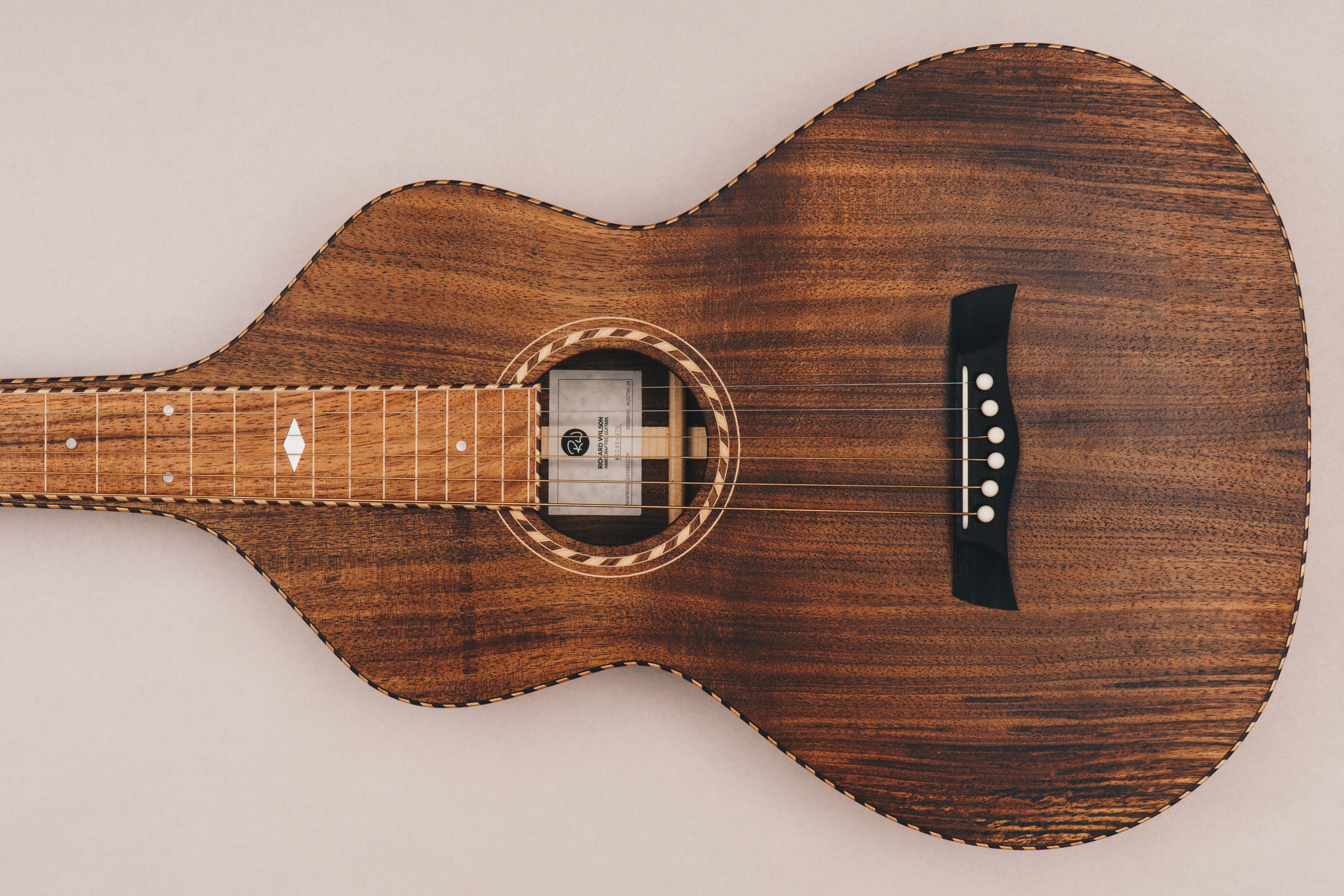 Style 3 Weissenborn Guitar Weissenborn Acoustic Lap Steel Slide Guitar by master luthier Richard Wilson. Handcrafted in Australia. Serial no. RW2245-375.