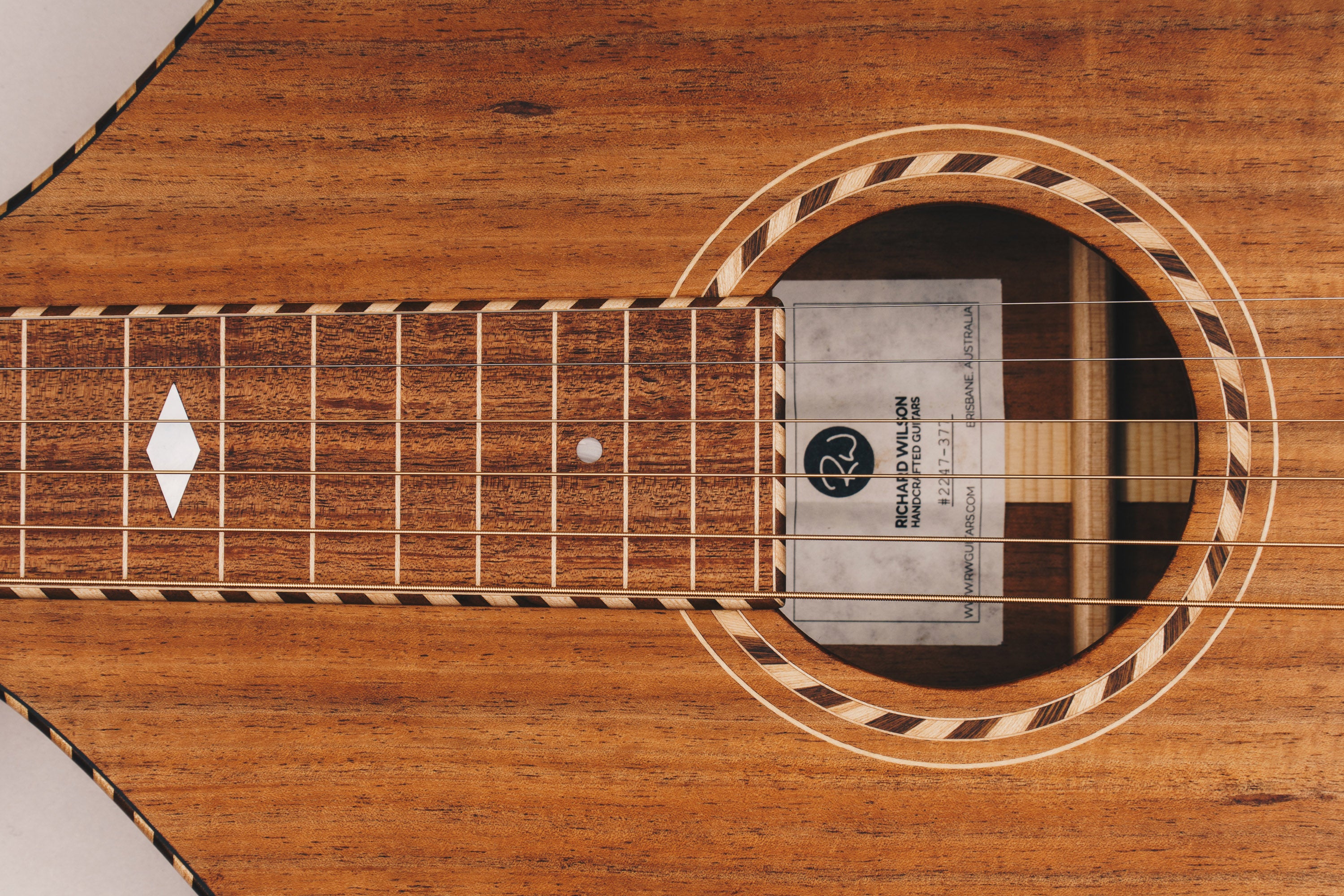 Style 3 Weissenborn Guitar Weissenborn Acoustic Lap Steel Slide Guitar by master luthier Richard Wilson. Handcrafted in Australia. Serial no. RW2247-377.