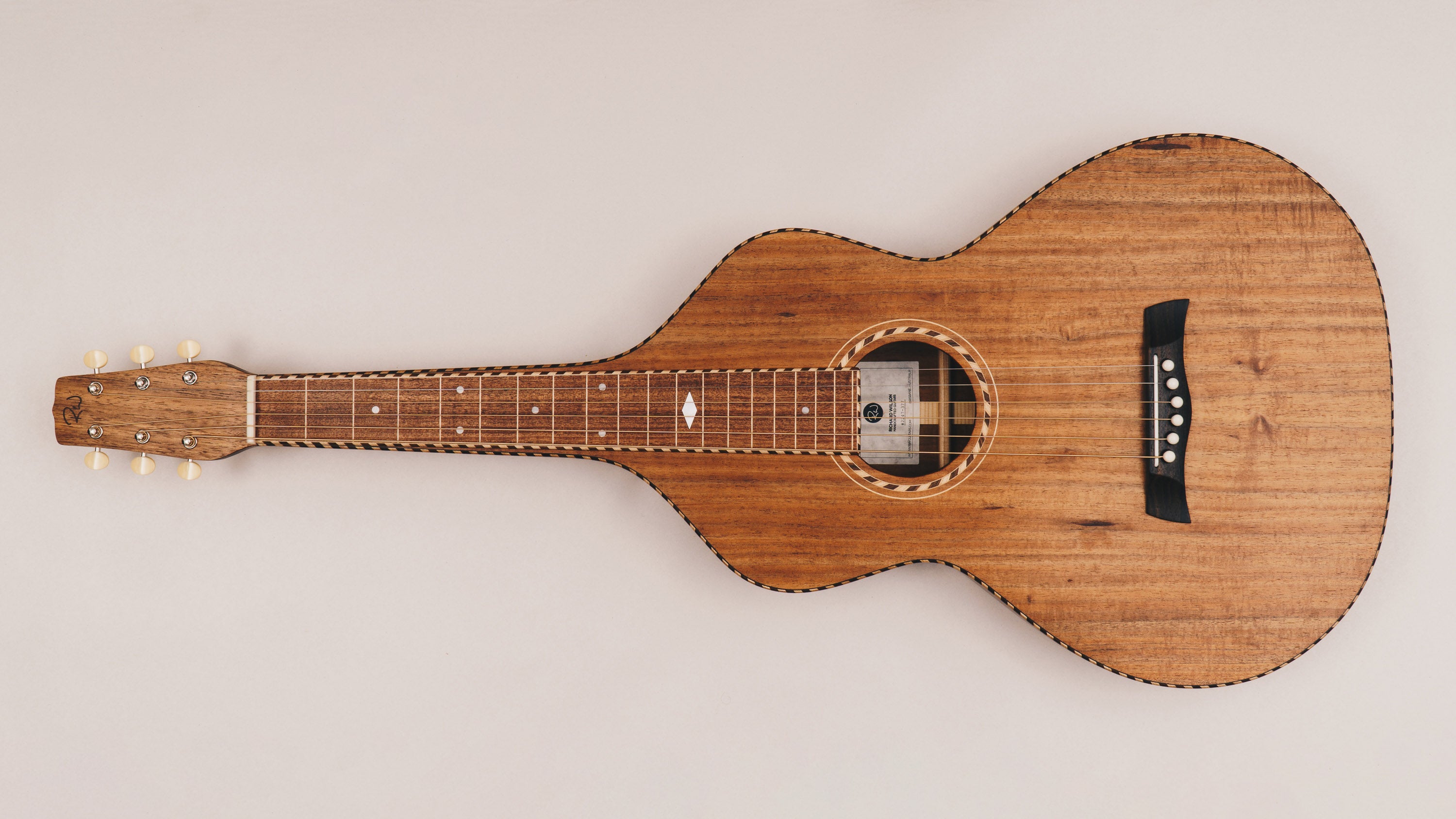 Style 3 Weissenborn Guitar Weissenborn Acoustic Lap Steel Slide Guitar by master luthier Richard Wilson. Handcrafted in Australia. Serial no. RW2247-377.