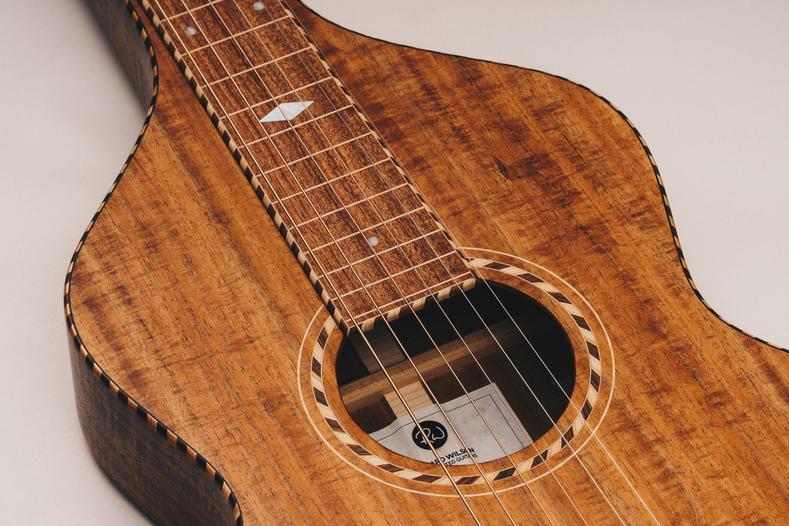 Style 3 Weissenborn Guitar Weissenborn Acoustic Lap Steel Slide Guitar by master luthier Richard Wilson. Handcrafted in Australia. Serial no. RW2247-377.