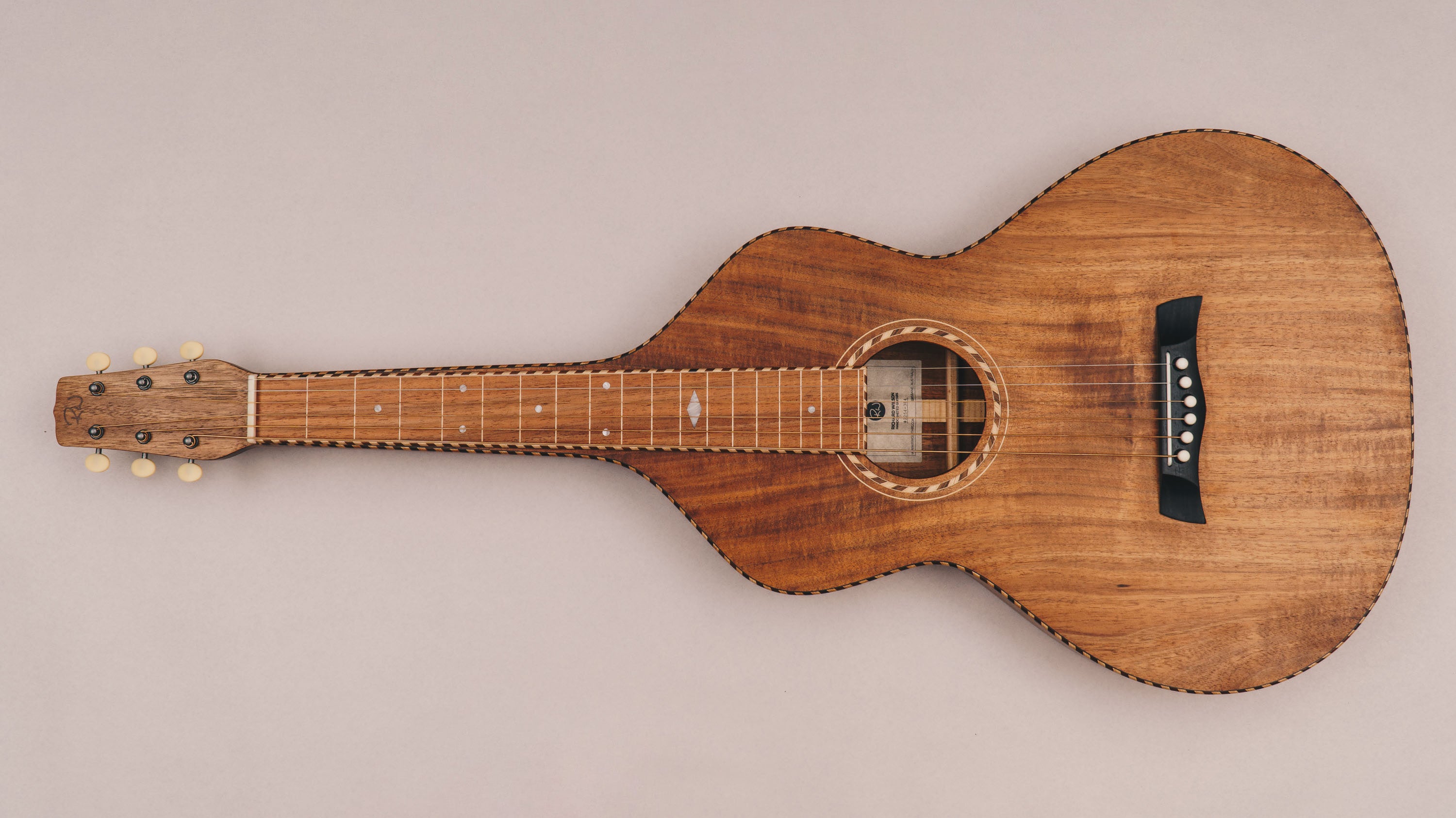 Style 3 Weissenborn Guitar Weissenborn Acoustic Lap Steel Slide Guitar by master luthier Richard Wilson. Handcrafted in Australia. Serial no. RW2254-384.