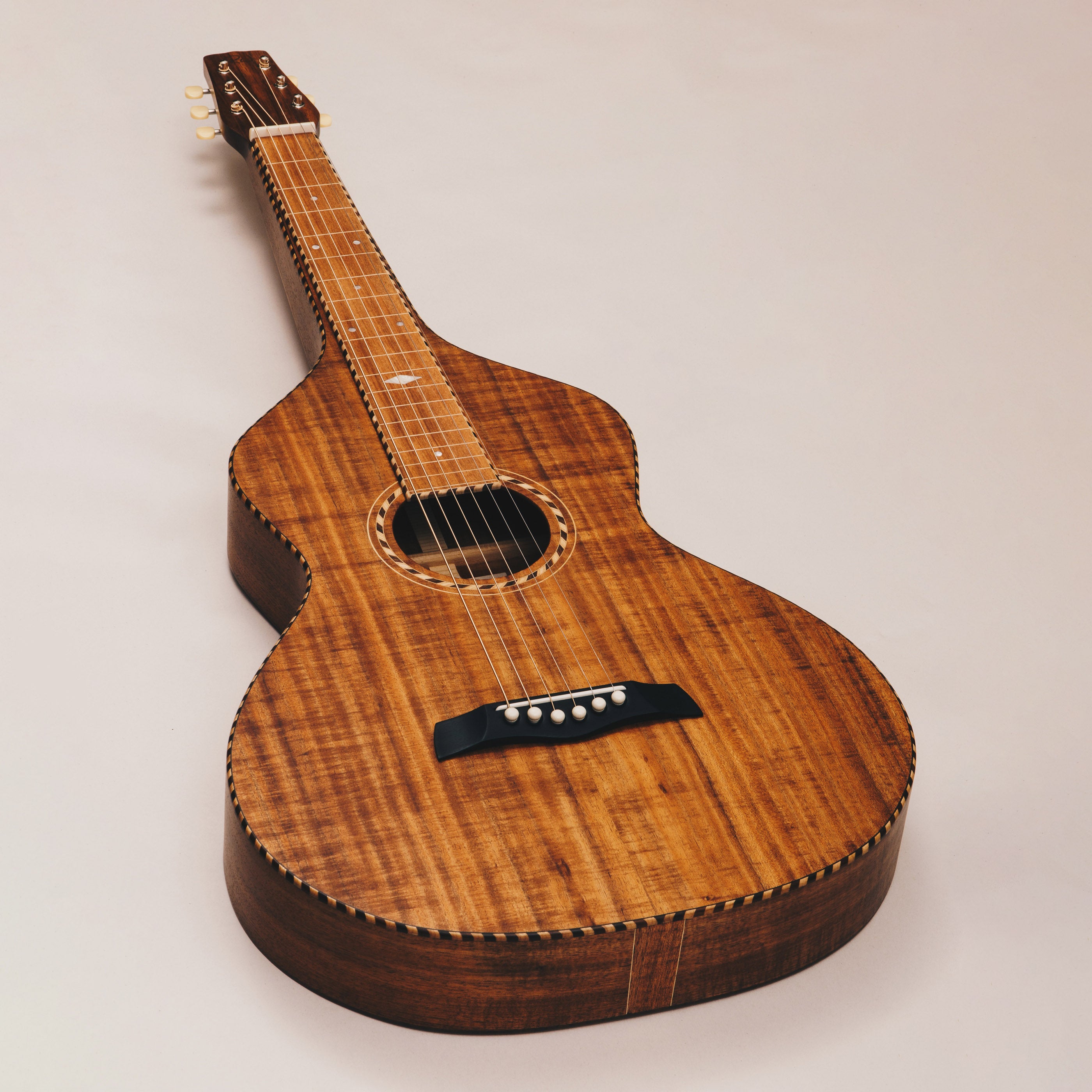 Style 3 Weissenborn Guitar Weissenborn Acoustic Lap Steel Slide Guitar by master luthier Richard Wilson. Handcrafted in Australia. Serial no. RW2308-398.
