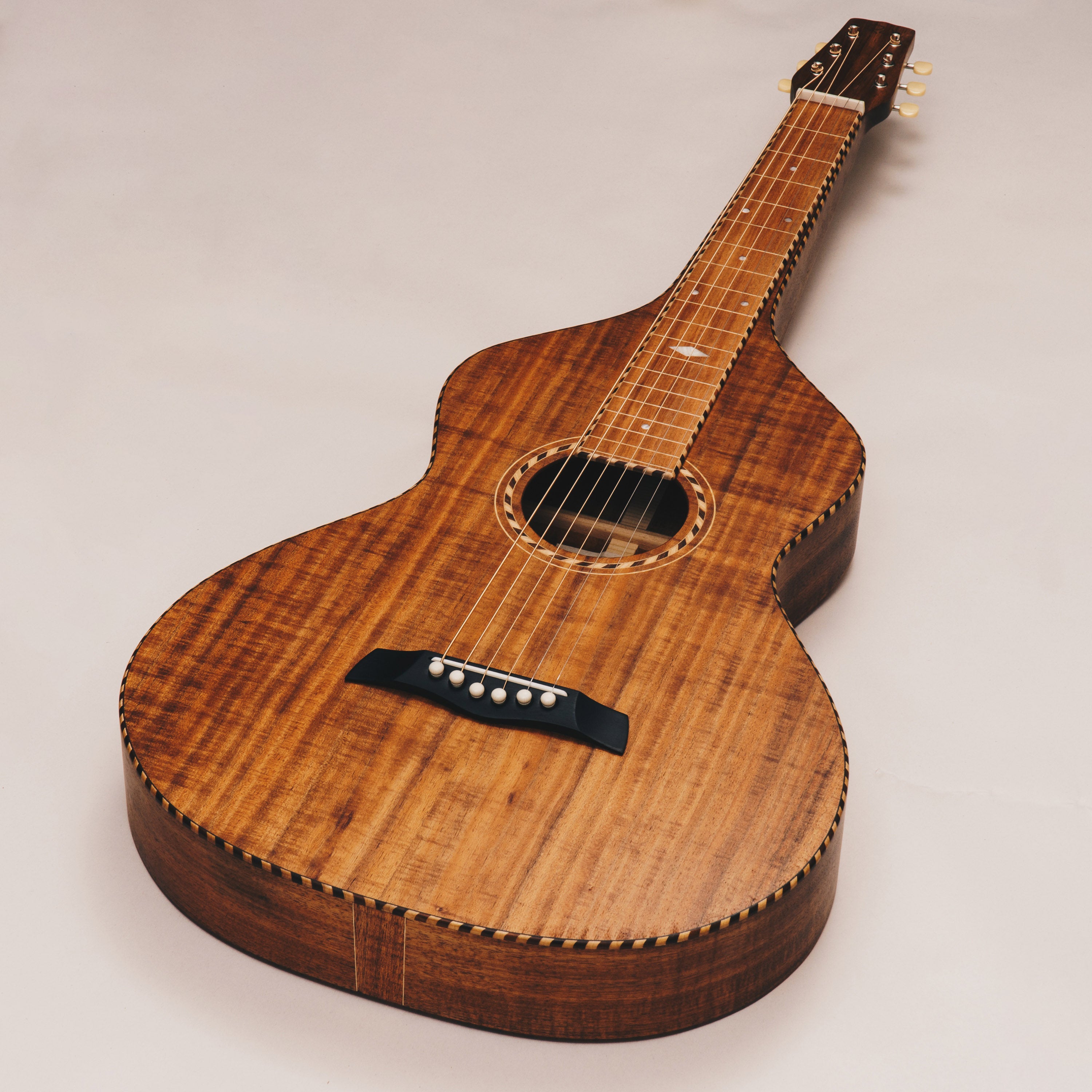 Style 3 Weissenborn Guitar Weissenborn Acoustic Lap Steel Slide Guitar by master luthier Richard Wilson. Handcrafted in Australia. Serial no. RW2308-398.