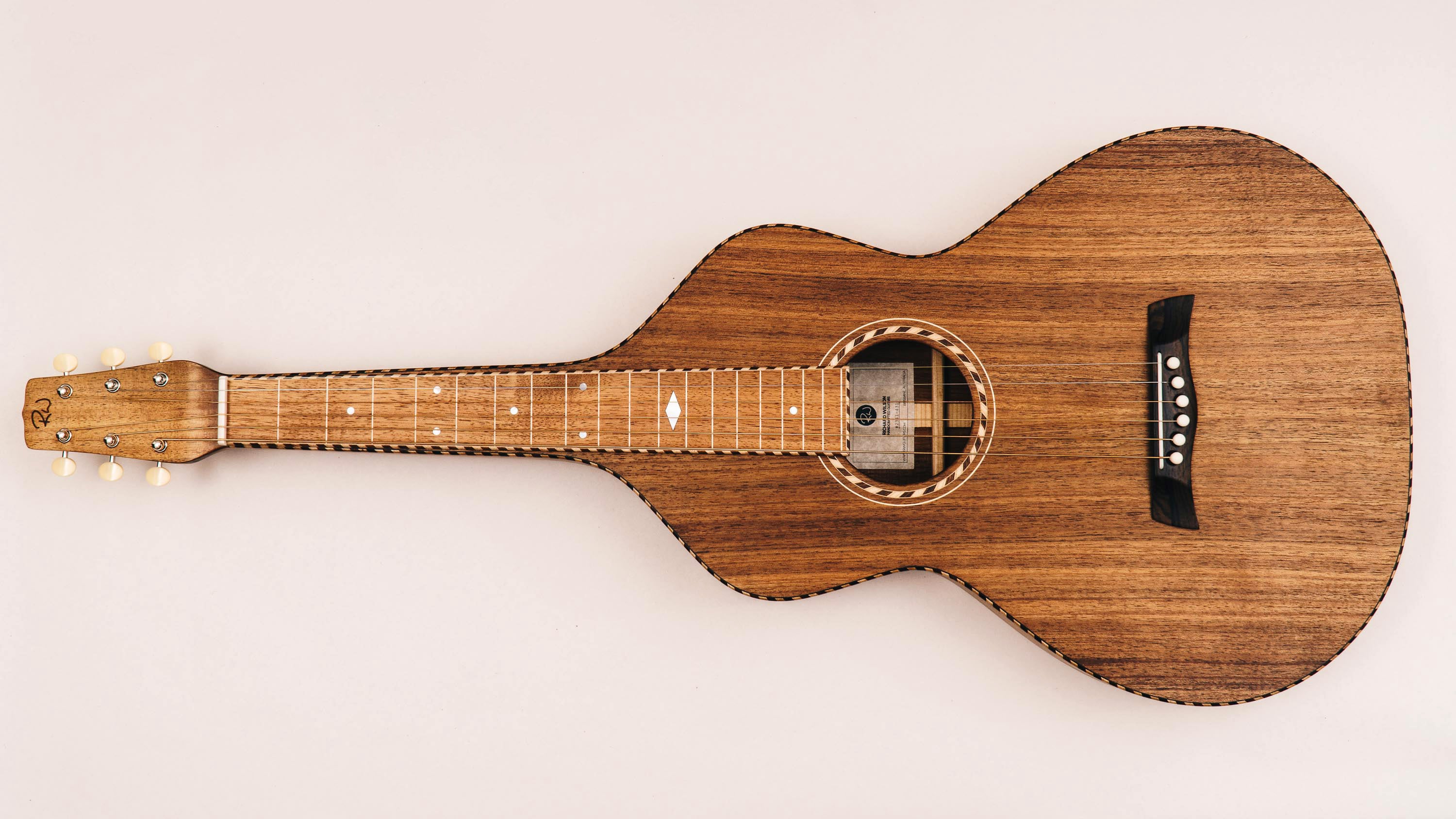 Style 3 Weissenborn Guitar Weissenborn Acoustic Lap Steel Slide Guitar by master luthier Richard Wilson. Handcrafted in Australia. Serial no. RW2341-431.