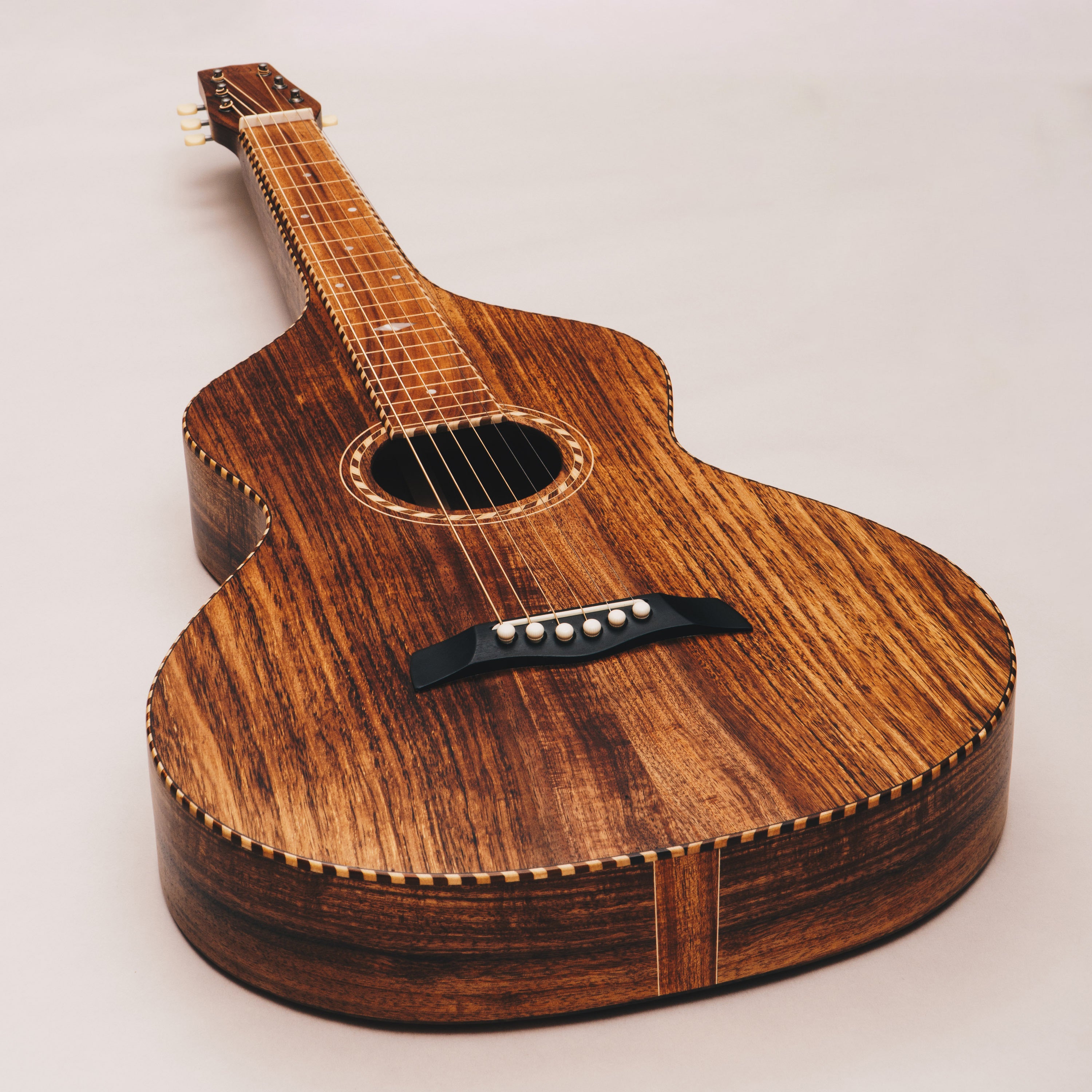 Style 3 Weissenborn Guitar Weissenborn Acoustic Lap Steel Slide Guitar by master luthier Richard Wilson. Handcrafted in Australia. Serial no. RWRW2225-355.